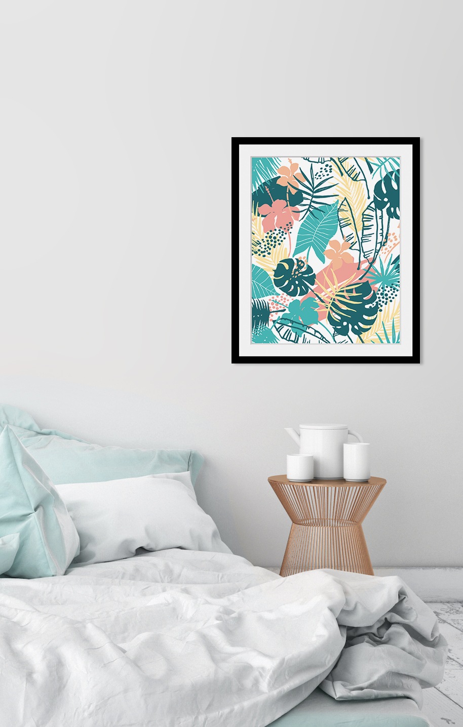 queence Bild »Jennifer«, Blumen-Blumenbilder-Pflanzenbilder-Blätter-Kunst, günstig online kaufen