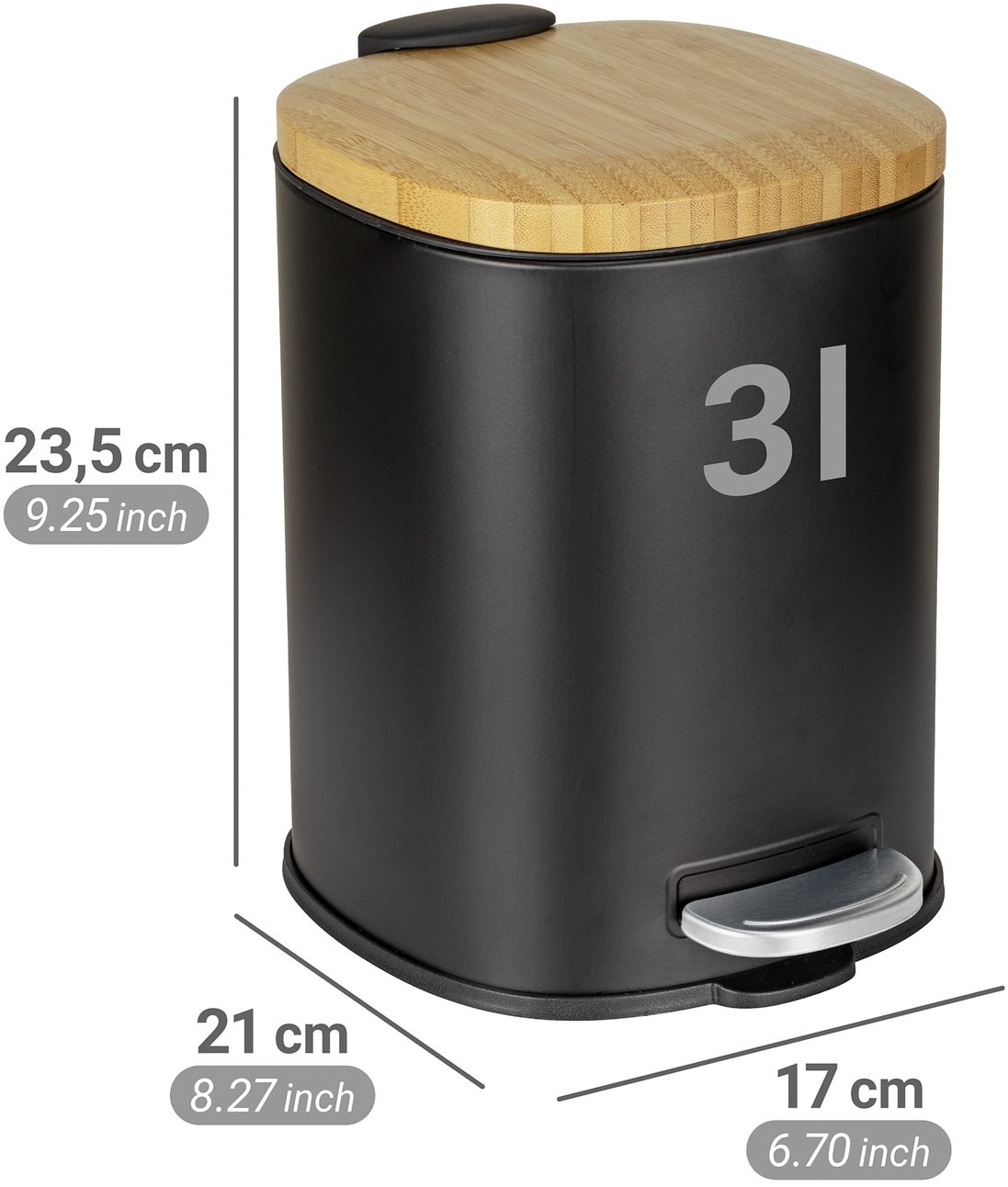 WENKO Kosmetikeimer »Fianema« 1 Behälter