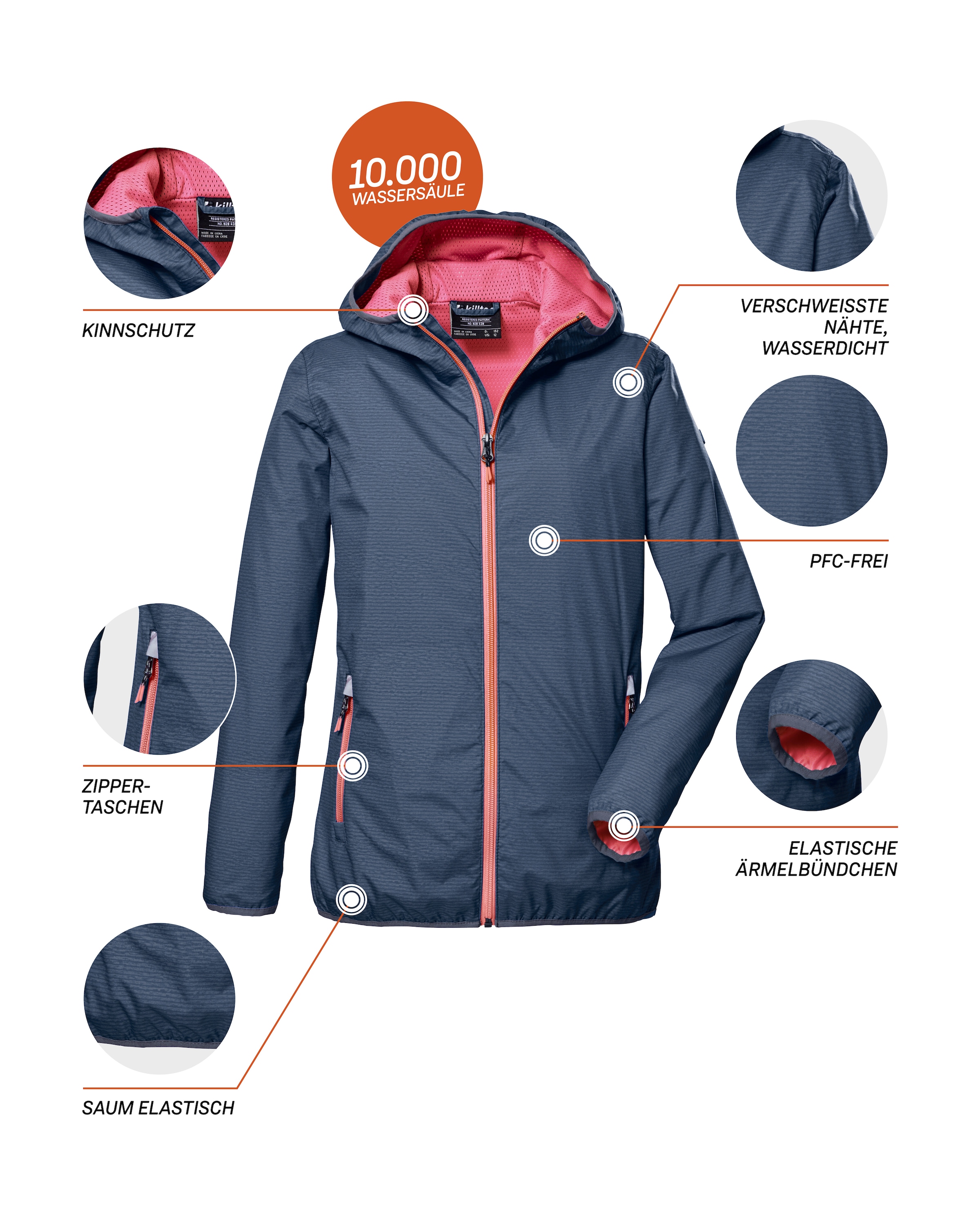 Killtec Outdoorjacke »KOS 333 GRLS JCKT«