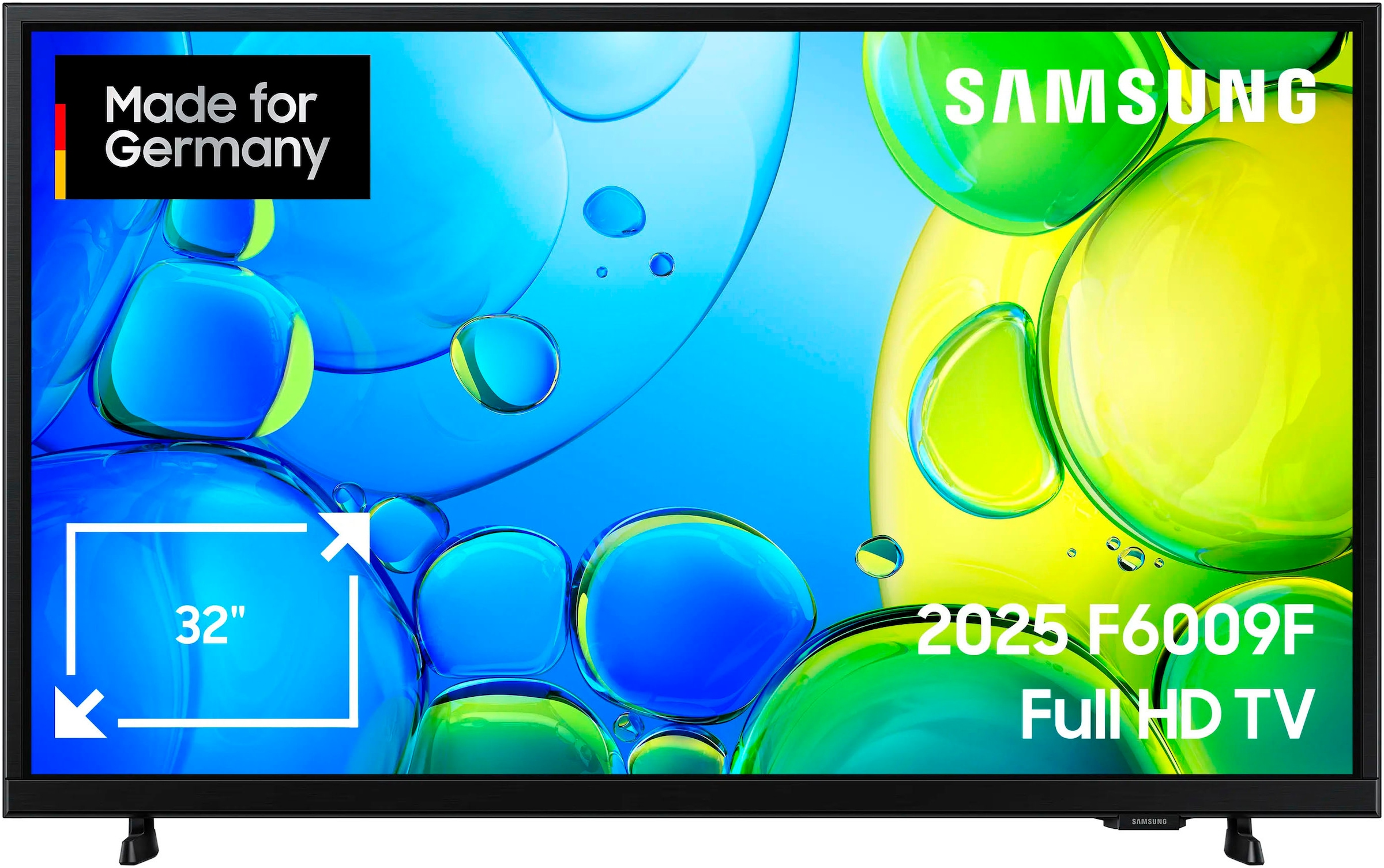 Samsung LED-Fernseher »GU32F6009FU«, Full HD, Smart-TV, HDR, Q-Symphony, Dolby Surround Sound, Triple Tuner, Smart-Hub