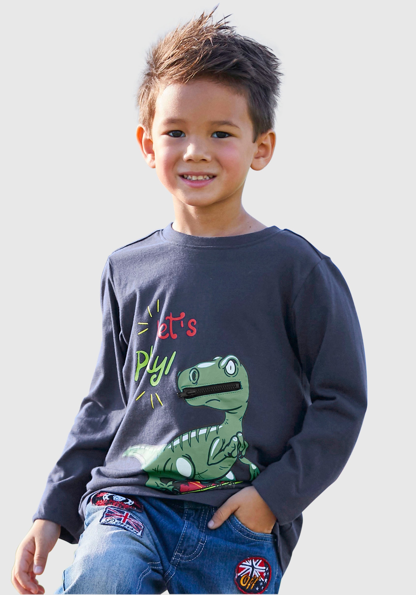 KIDSWORLD Langarmshirt »LET´S PLAY«