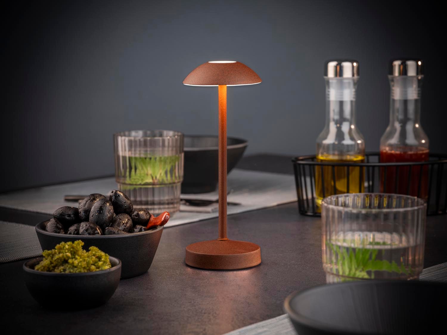 APS LED Tischleuchte »"ALVA" Kabellose USB-C Tischleuchte« LED-Modul 1 Stk. günstig online kaufen