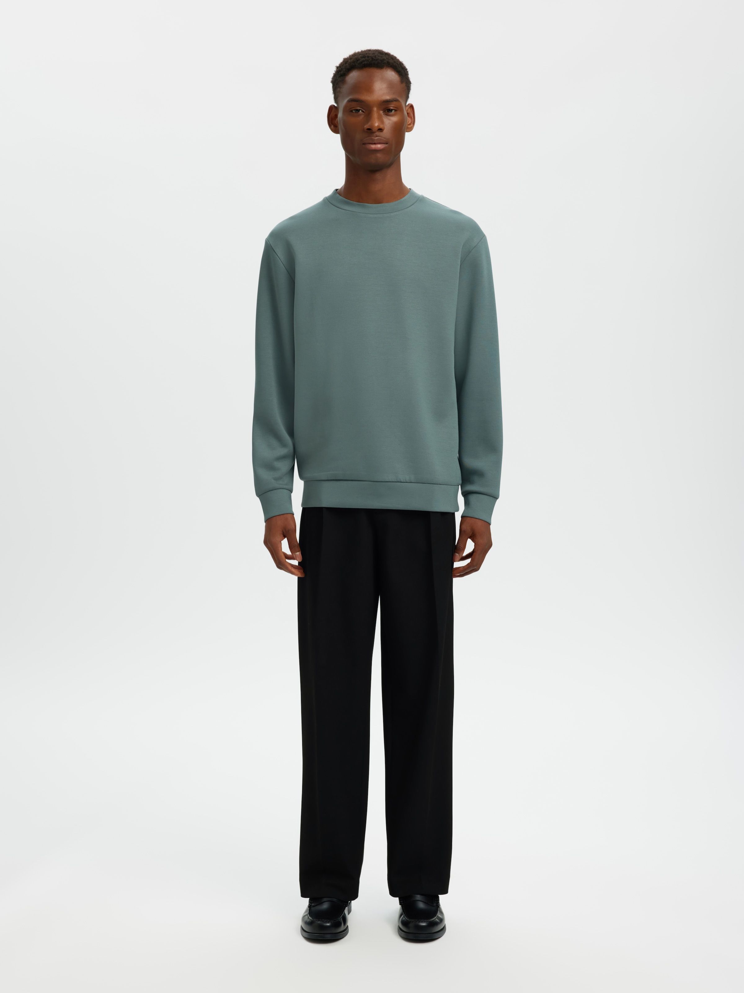 SELECTED Stoffhose »SLH220-LOOSE FINN FLEX PANTS NOOS«  Materialmix, locker geschnitten