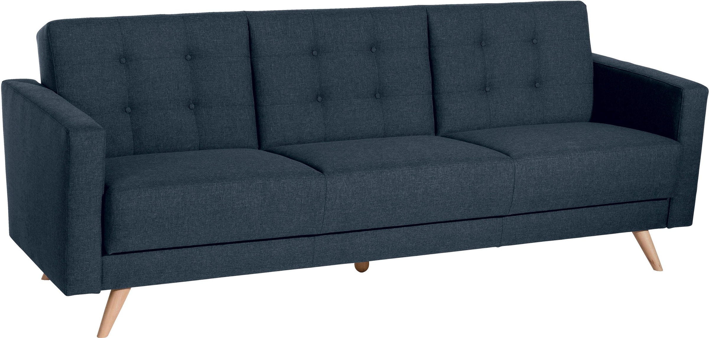Max Winzer® 3-Sitzer »Julius Kippcouch mit komfortablem Federkern, klassisch und modern«, Schlafsofa, inklusive Bettfunktion & Bettkasten, Breite 224 cm