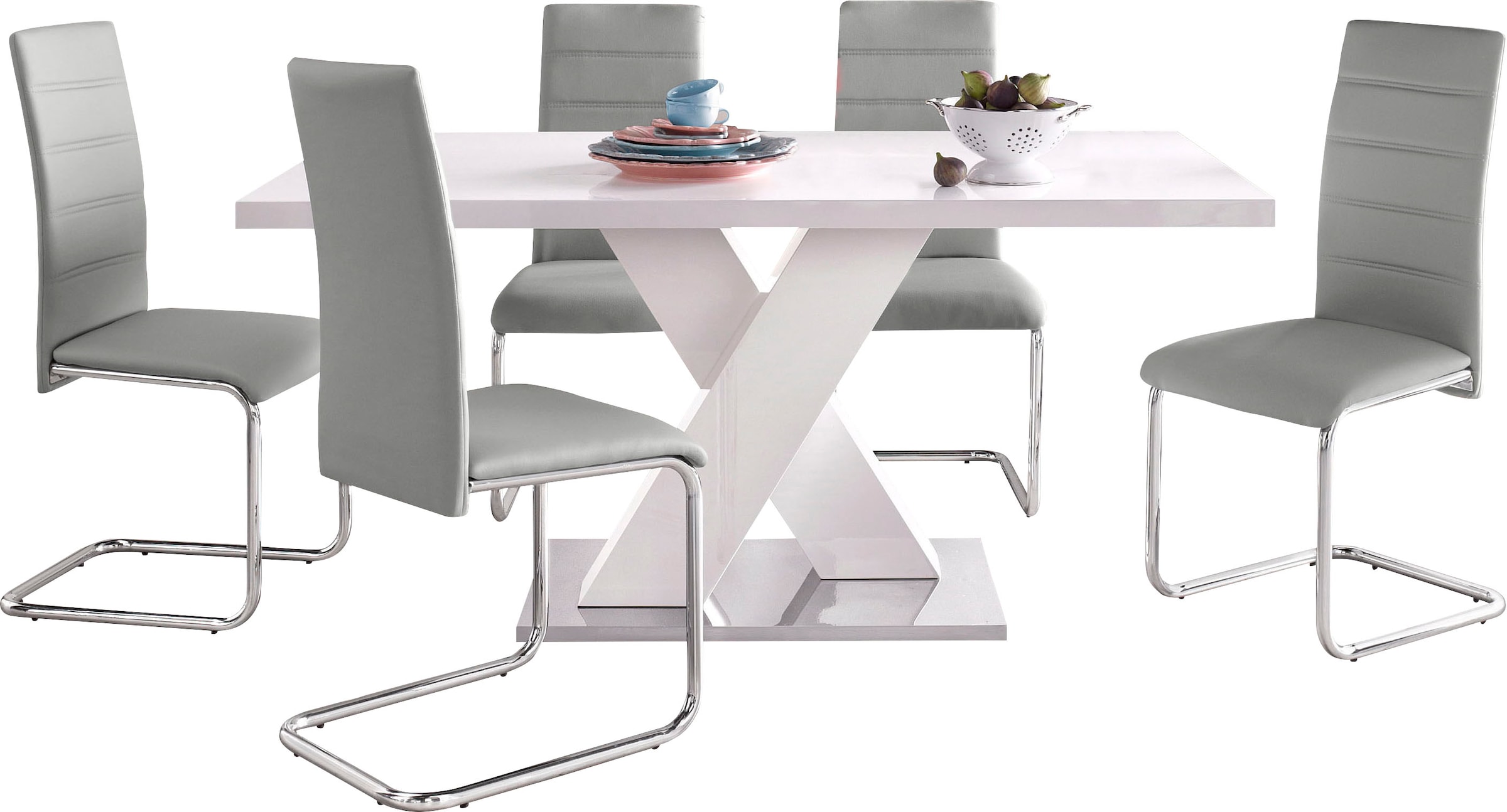 INOSIGN Essgruppe "Bestseller Tischgruppe Speisezimmer Küche", (Set, 5 tlg. günstig online kaufen