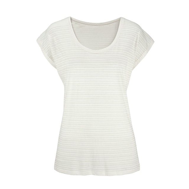 Beachtime T-Shirt, (2er-Pack), mit feinen Streifen im Online-Shop kaufen