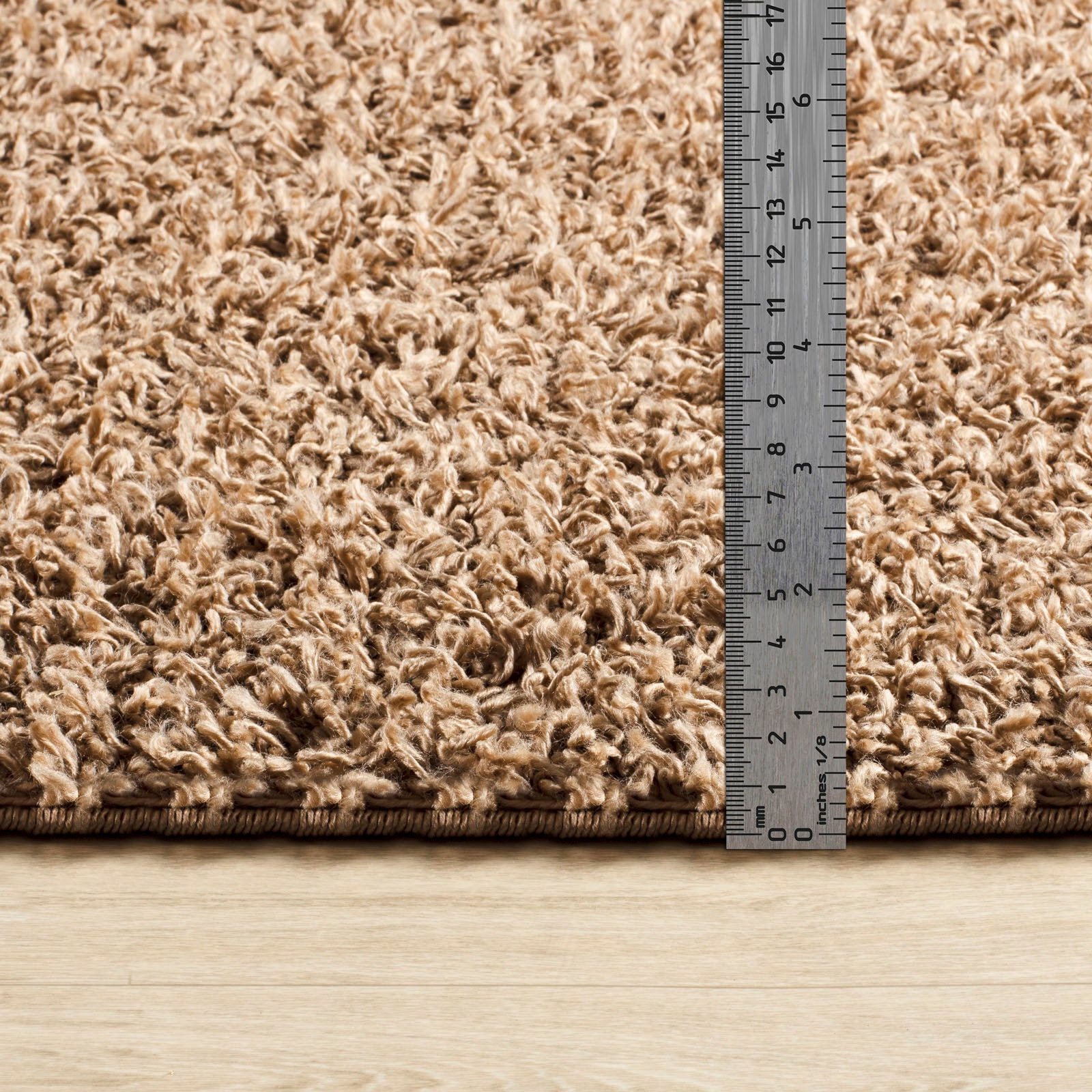 Livabliss Hochflor-Teppich »BORACAY«, rund, 37 mm Höhe, Flauschig, Langflor, Weich, Wohnzimmer Flurteppich, Grau