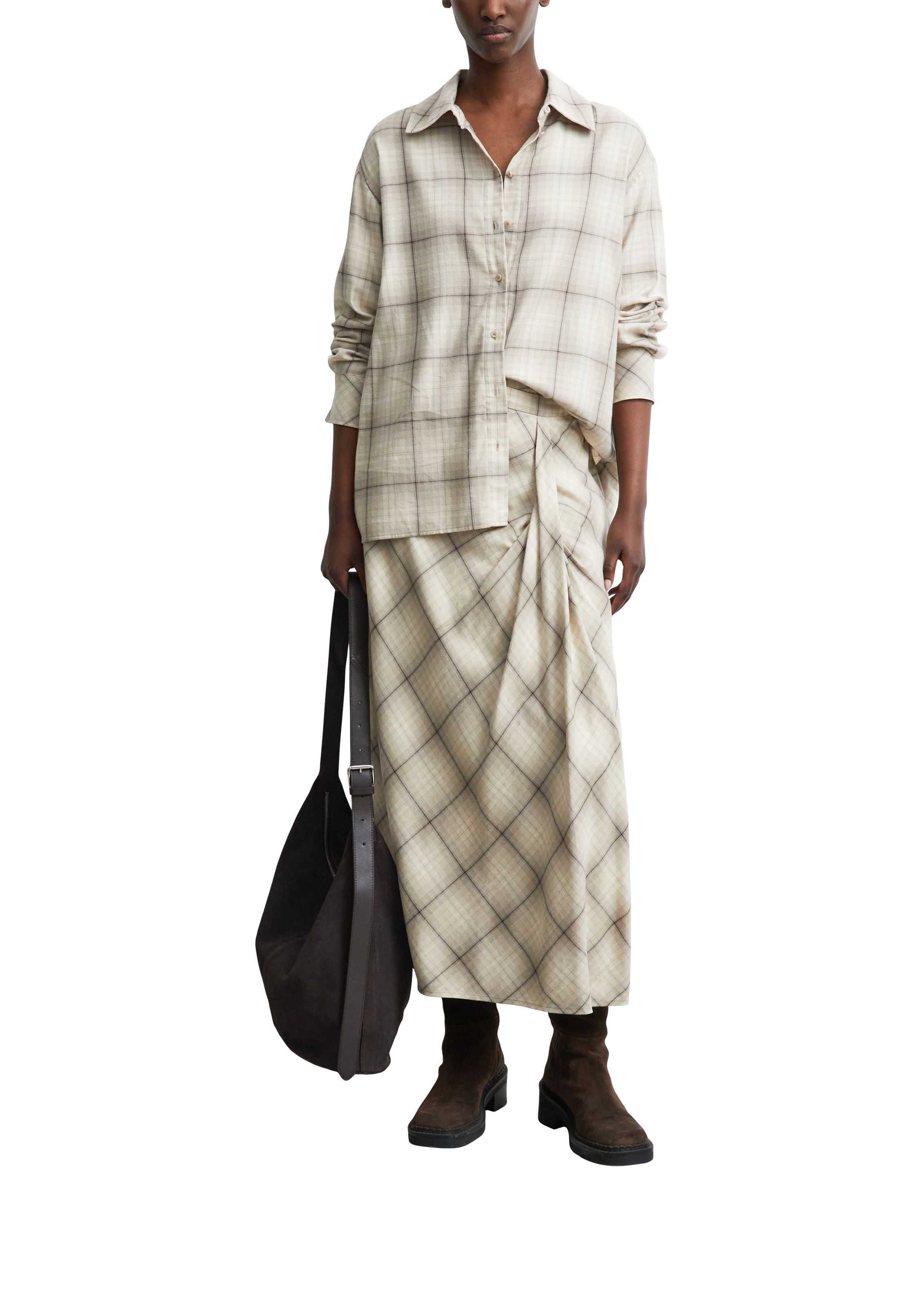 Comma Karobluse im Oversize-Look