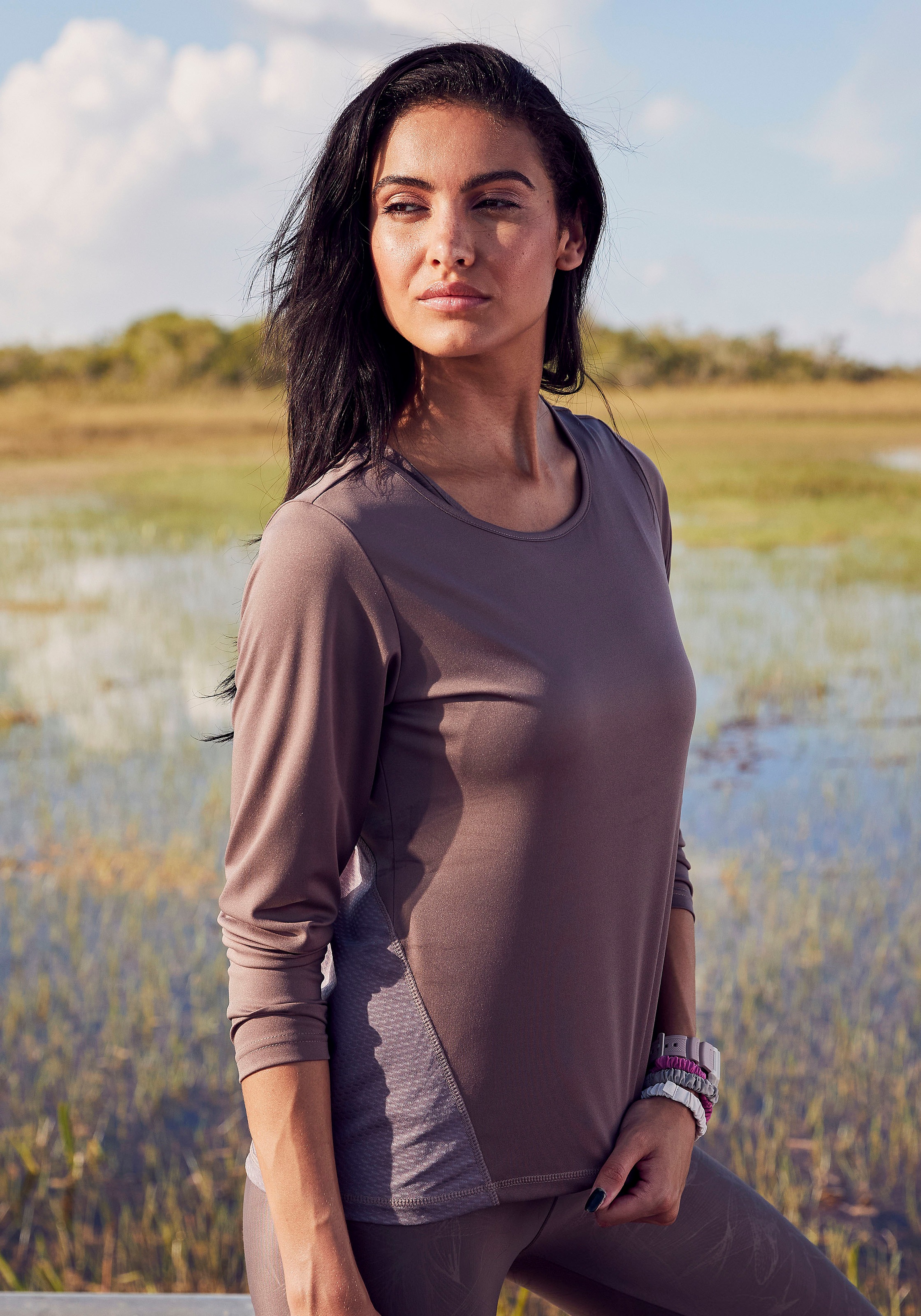LASCANA ACTIVE Funktionsshirt, mit Mesh-Einsatz