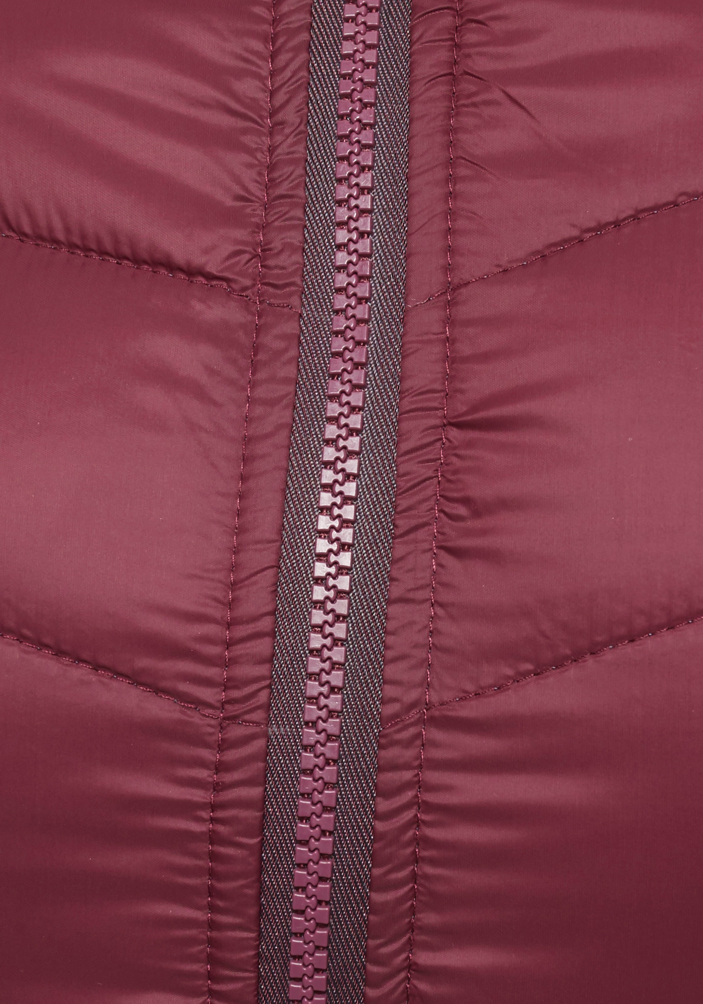 Polarino Steppjacke mit Kapuze Übergangsjacke für kühle Tage,  aus leichtem Webmaterial