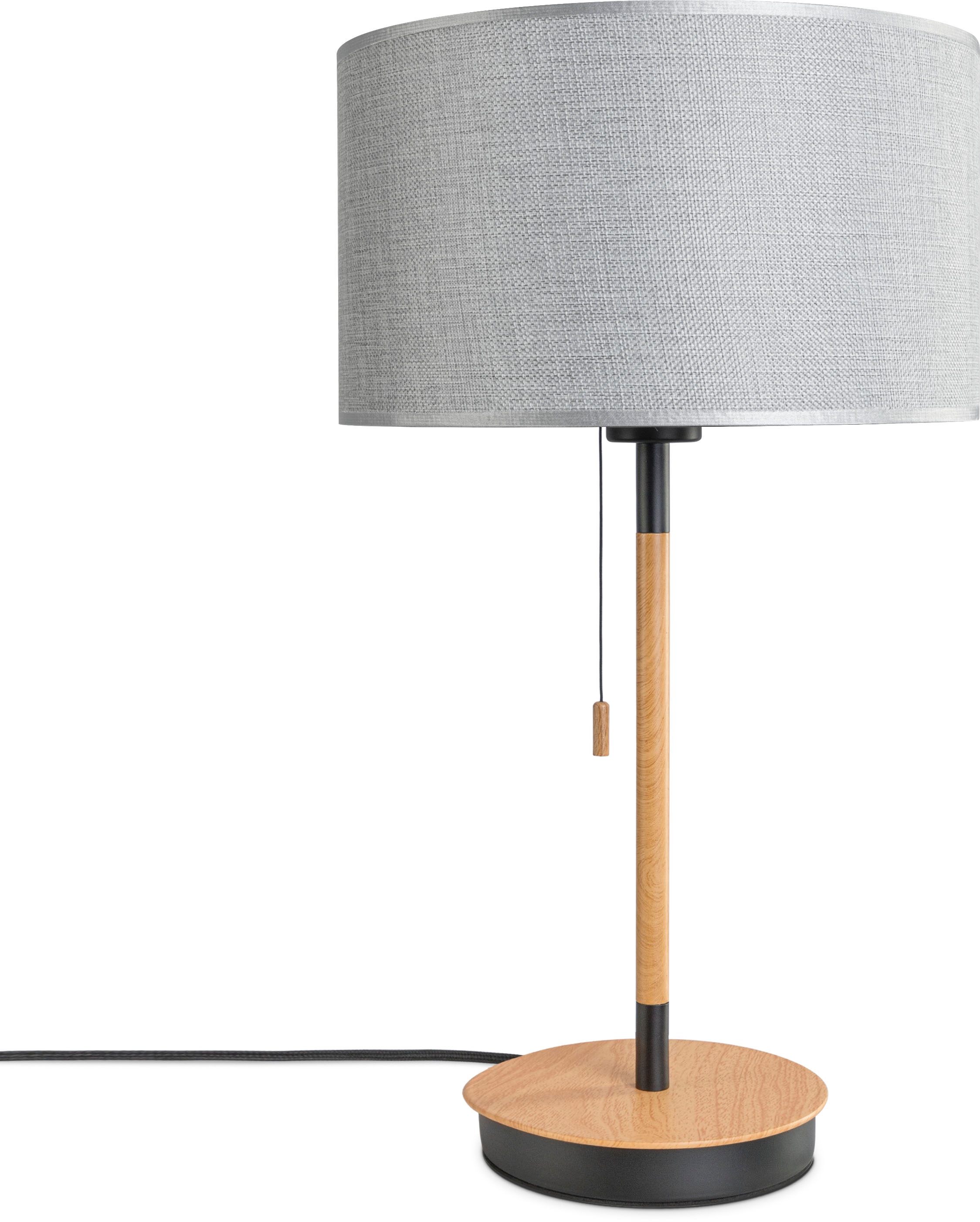 Paco Home Tischleuchte »EKO CANVAS UNI COLOR«, Leuchtmittel E27   ohne Leuc günstig online kaufen