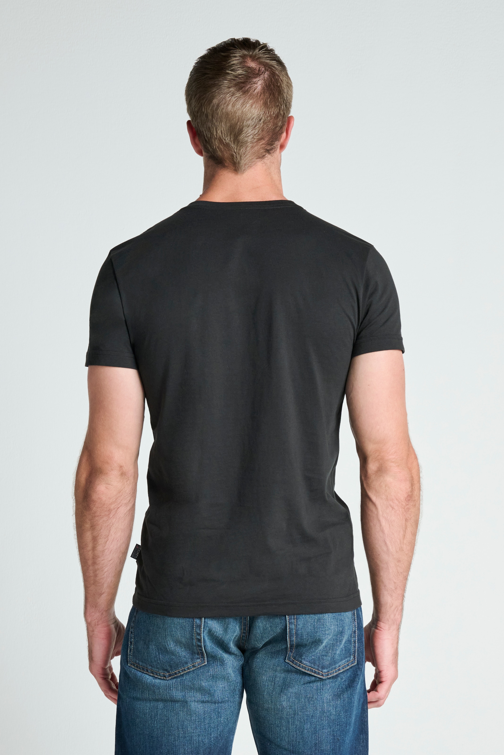 Jockey American-Shirt, (6er Pack), Flache Nähte, Relax Fit, Single-Jersey
