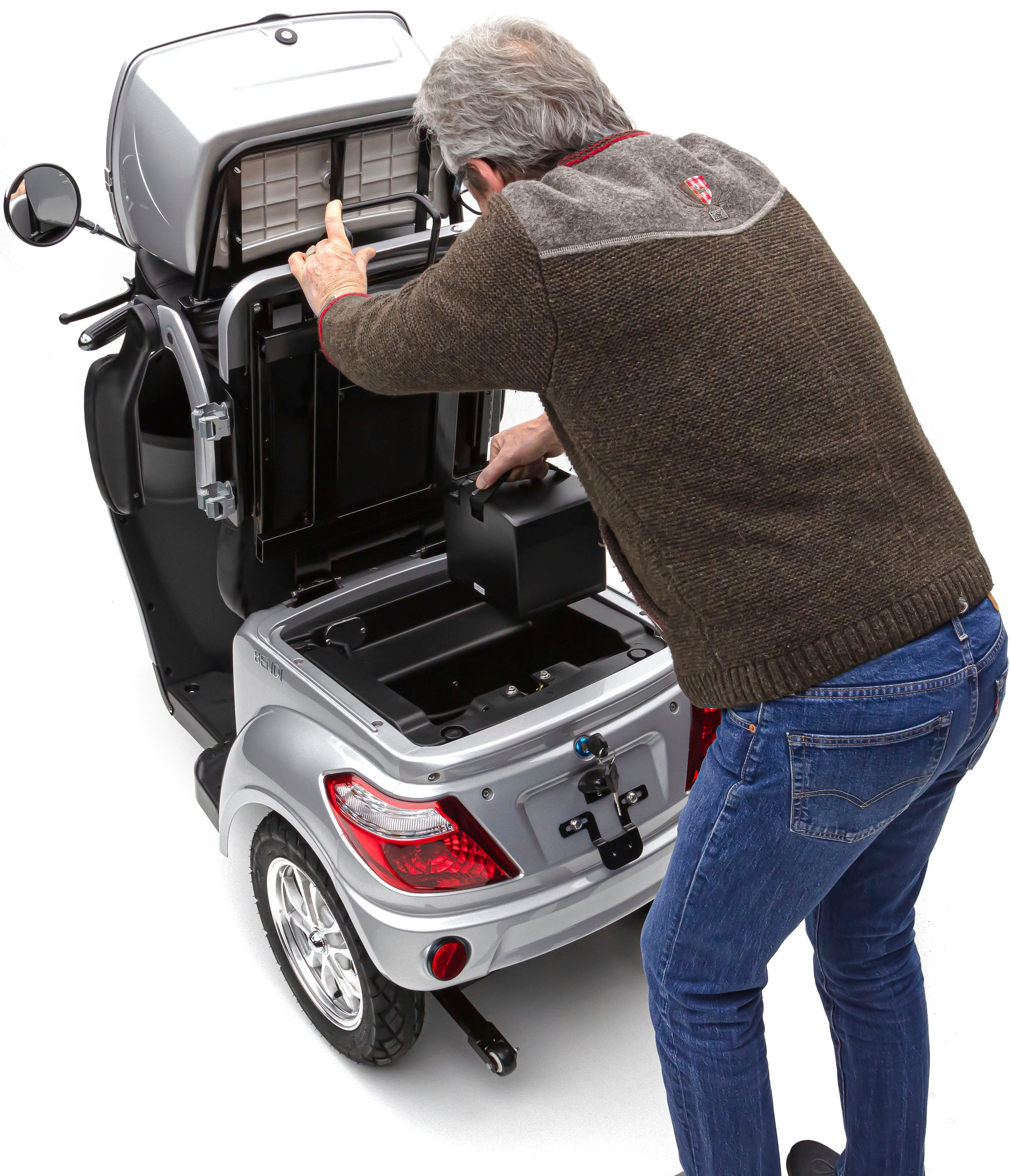 Nova Motors Elektromobil »Bendi Premium«, (mit 1 Akkupack)