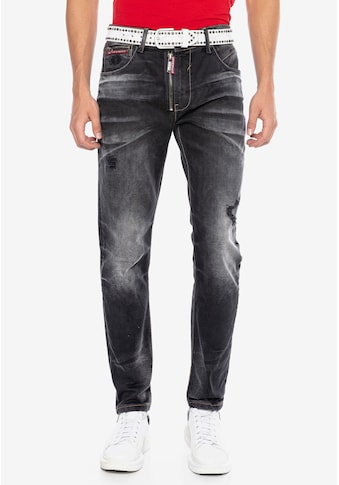 Cipo & Baxx Straight-Jeans, im modischen Look kaufen