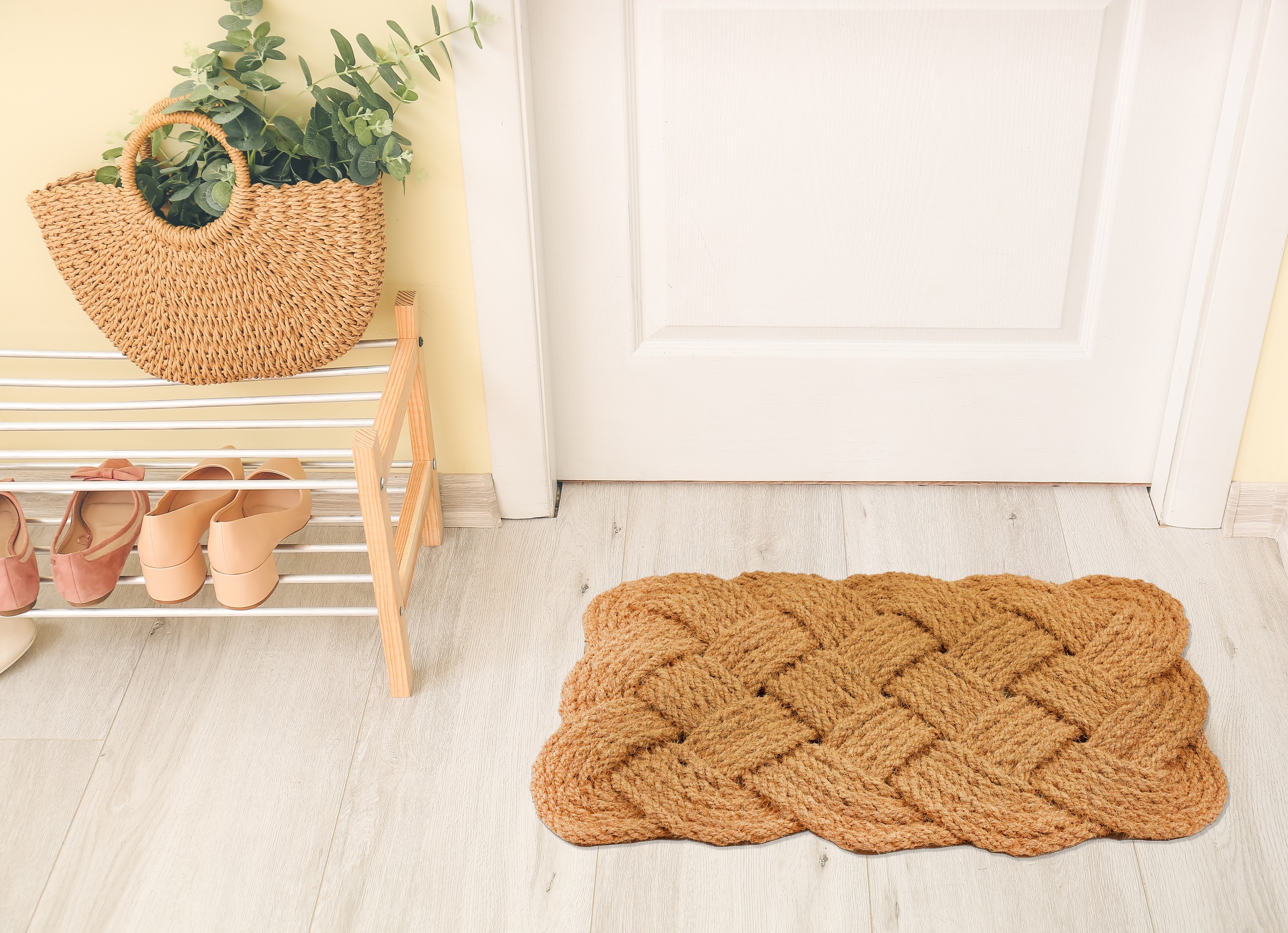 ASTRA Fußmatte »NatureClassic1« rechteckig 28 mm Höhe Türmatte, Kokos, Handarbeit, Unikat, rutschfest