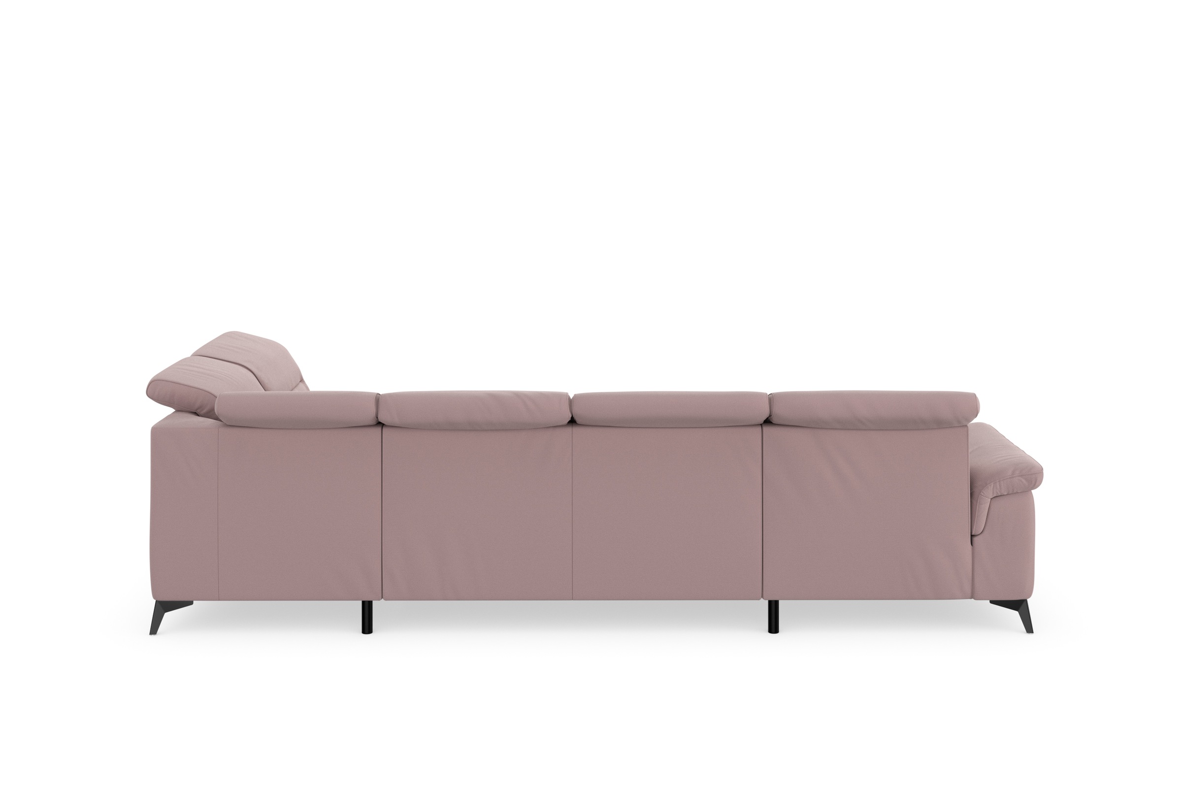 sit&more Wohnlandschaft »Sinatra U-Form«, optional mit Kopfteilverstellung und Armteilfunktion, Metallfüße