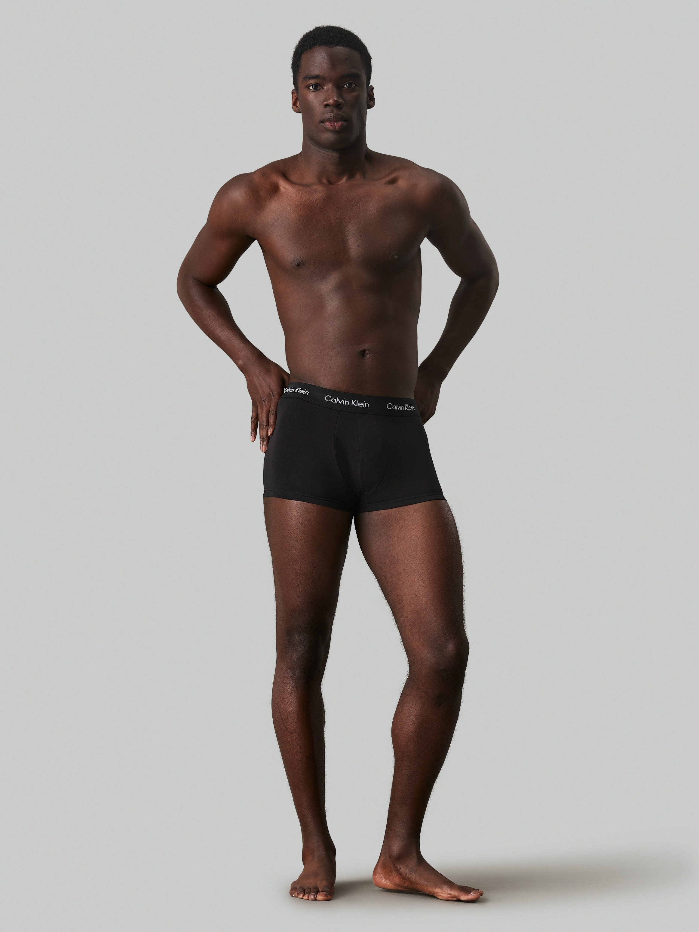 Calvin Klein Underwear Trunk »LOW RISE TRUNK 5PK« Packung, 5er-Pack,  mit Logo-Elastikbund (5 Stück)