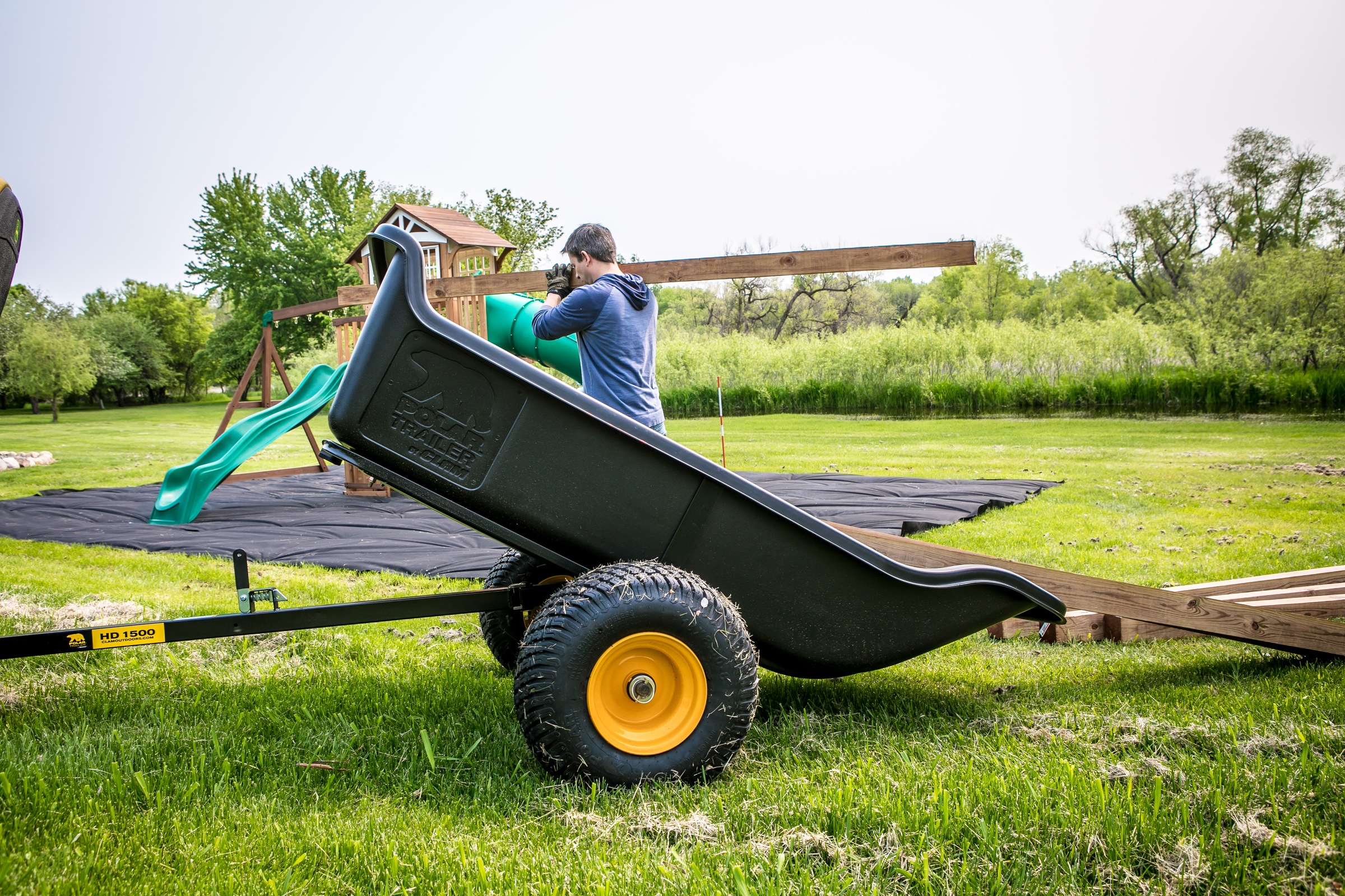 50NRTH Anhänger »Polar HD1500« BxLxH: 137x249x79 cm, 623 L