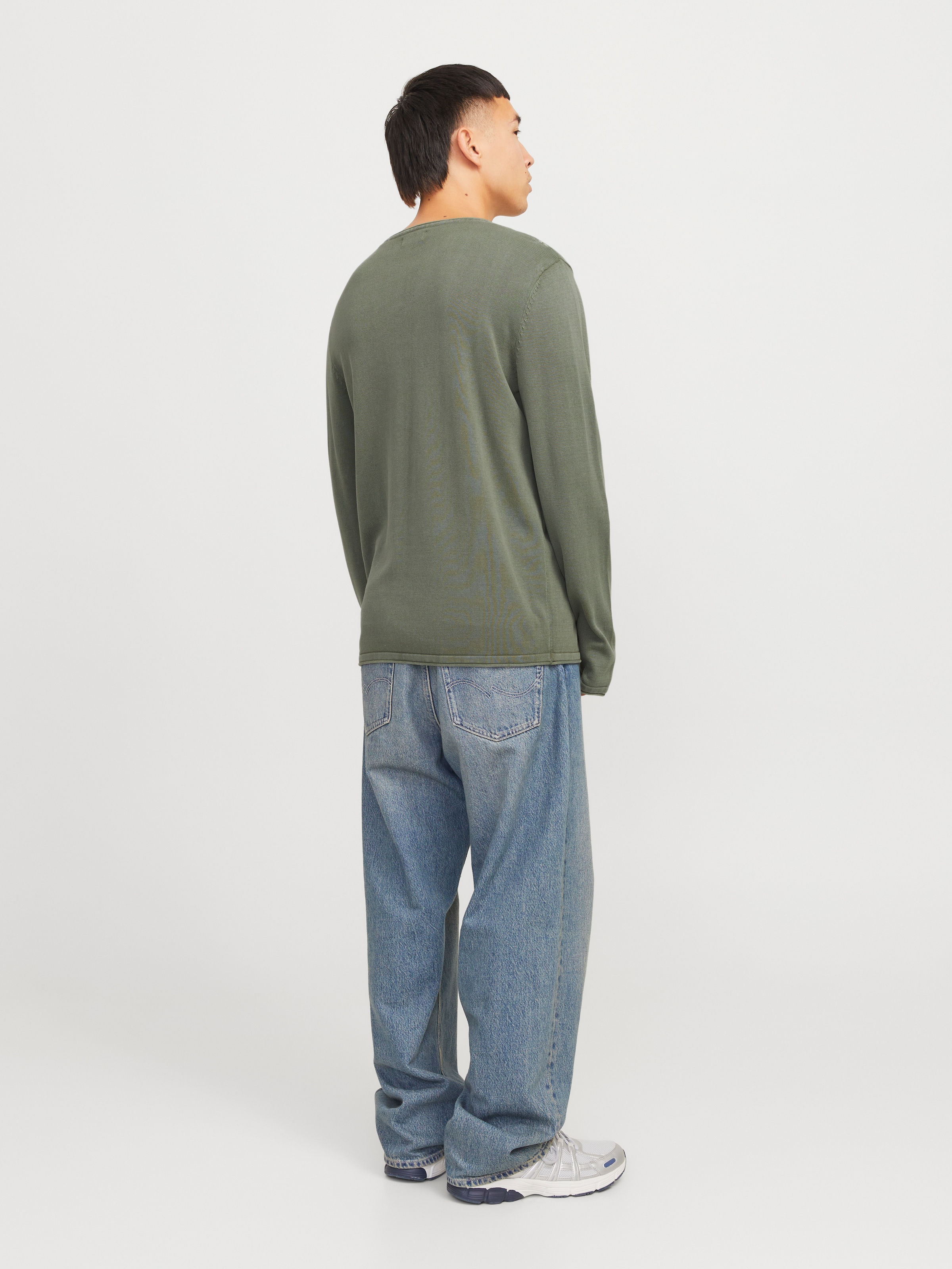Jack & Jones Strickpullover »JJELEO KNIT CREW NECK NOOS«, mit Rundhalsausschnitt