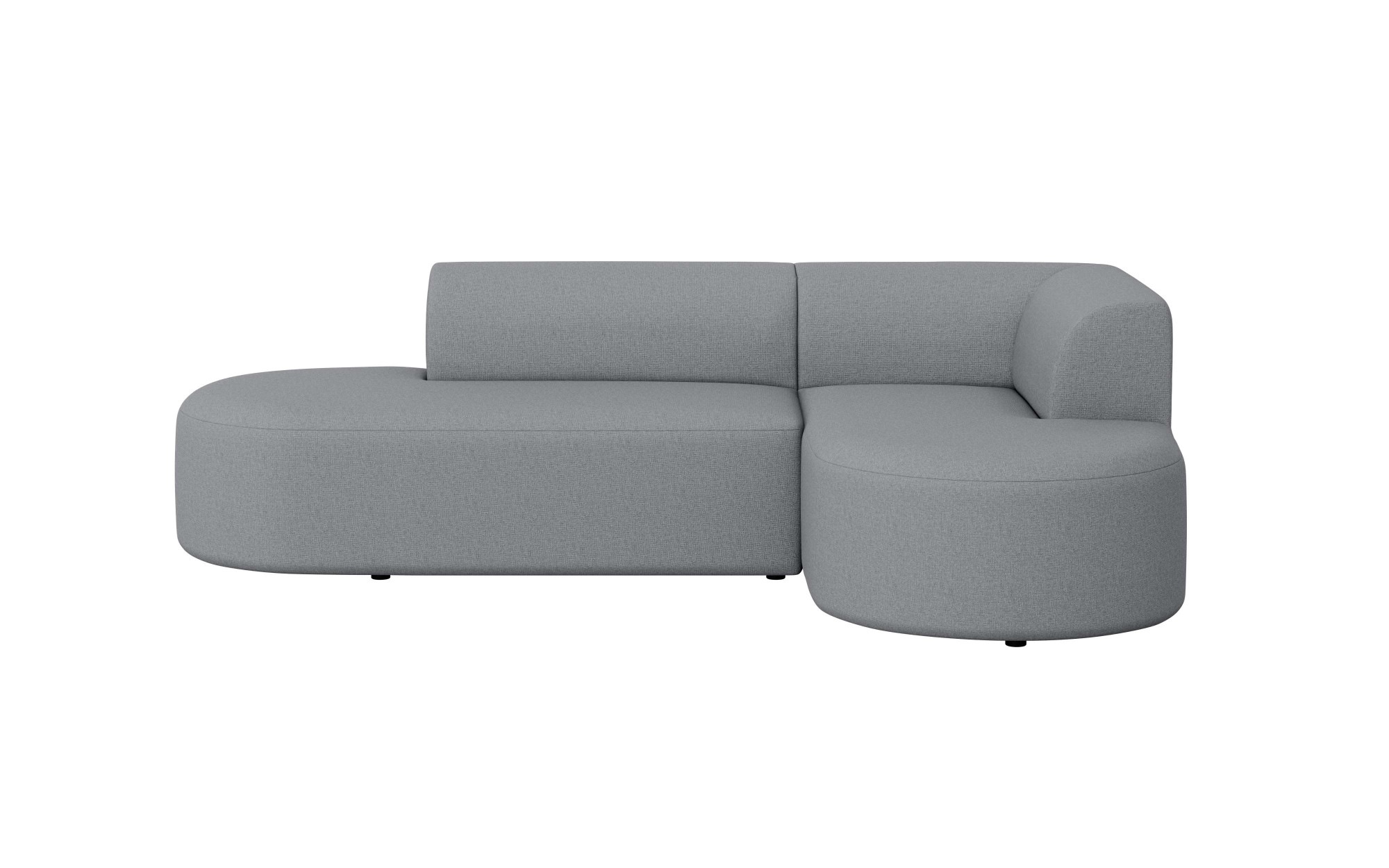 andas Ecksofa »Ecksofa Tvinne mit Ottomane links oder rechts bestellbar«, L-Form, mit Wellenunterfederung, BxTxH 260x170x73 cm