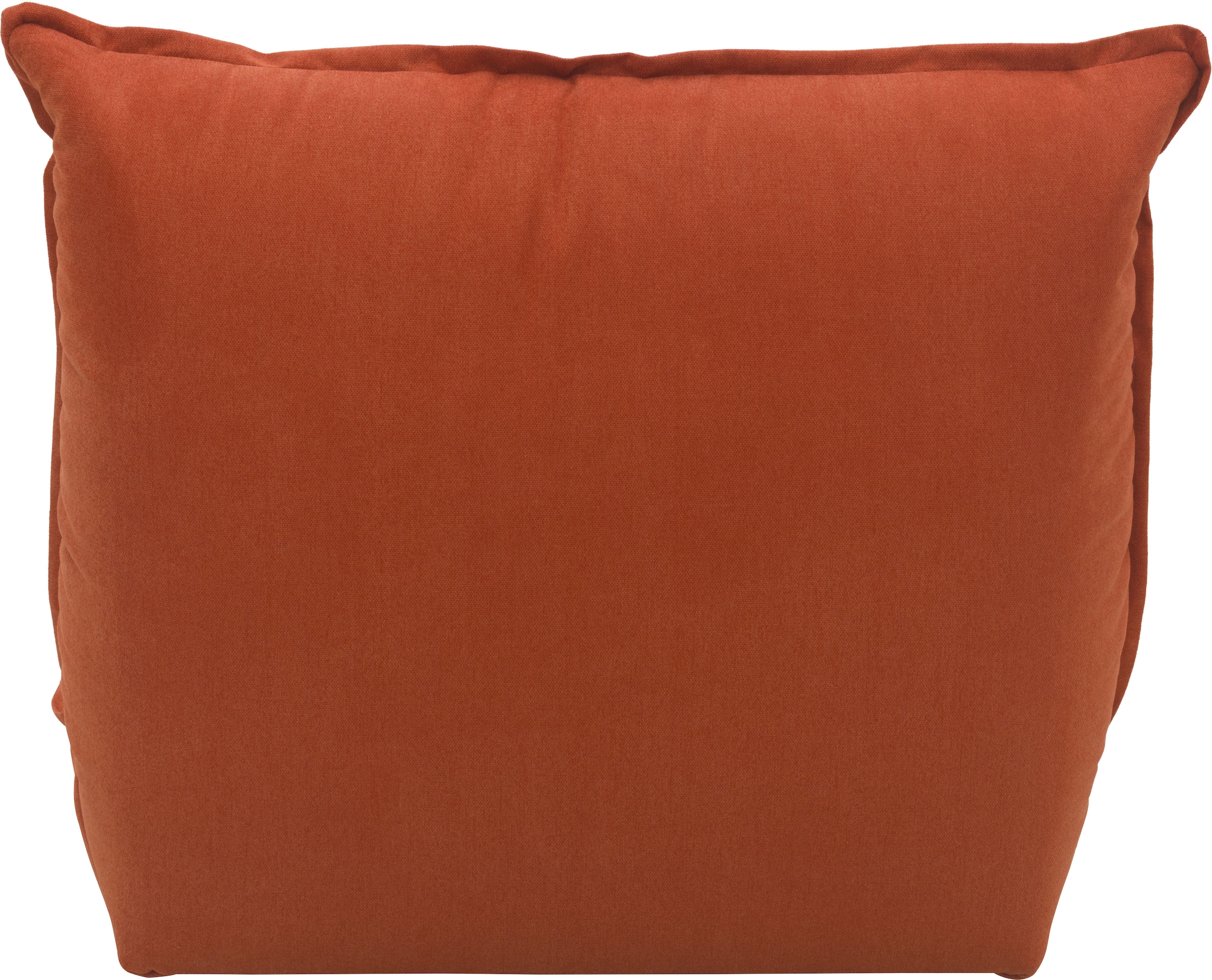 DOMO collection Sessel »Nantes Loungesessel, Wohlfühlsessel«, hochwertig gepolstert mit Federkern, Struktur weich, orange