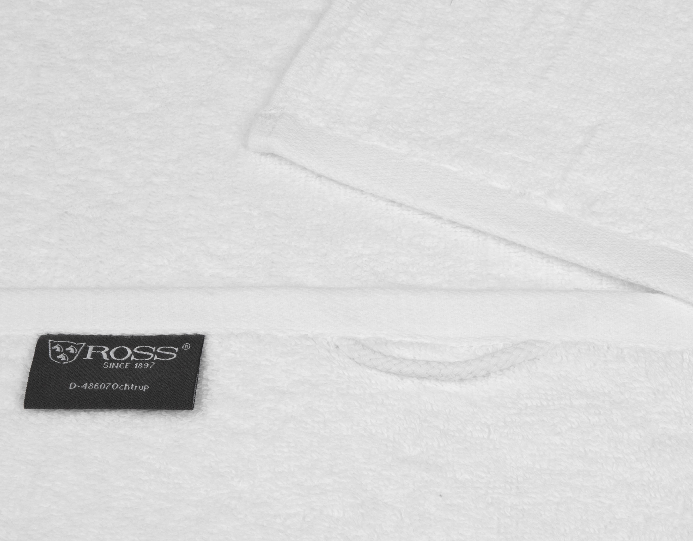 ROSS Gästehandtuch »Premium«, (6 St.), 100% Baumwolle