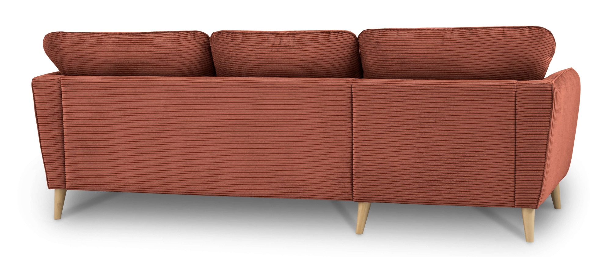 Home affaire Ecksofa »MARSEILLE (242/152cm),L-Form, Rec. rechts/links«, Massivholzbeine aus Eiche, in verschieden Bezügen und Farbvarianten