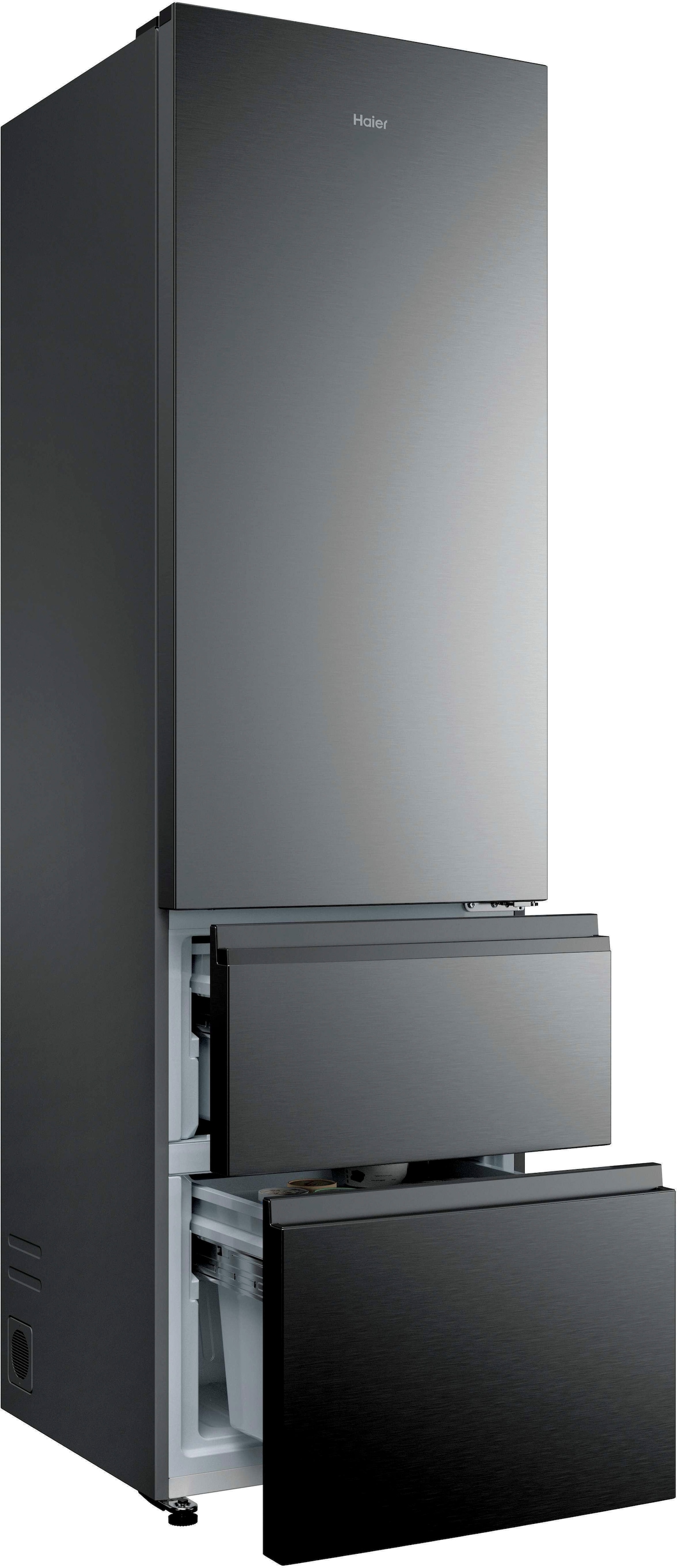 Haier Kühl-/Gefrierkombination Combi 3D 60 »HTR3620CNMP« 205 cm hoch 59,5 cm breit Easy Access-Gefrierschubladen: Alles schnell gefunden