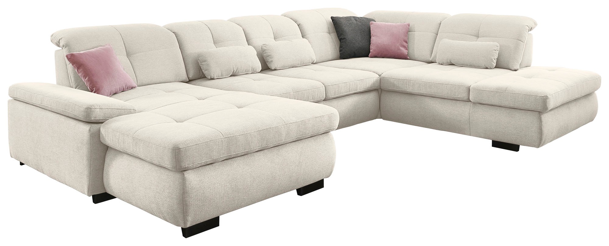 Die PlanBar Ecksofa »MP-IN16012 L-Form, mit Kaltschaum-Polsterung«, inkl. S günstig online kaufen
