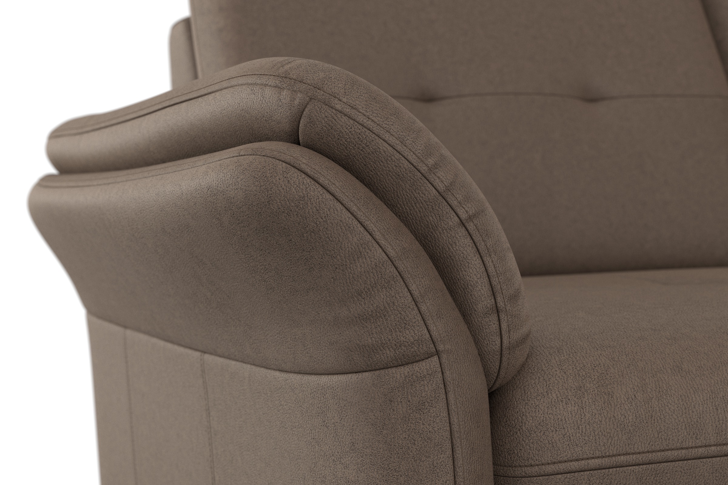 sit&more Ecksofa »Göteborg«, Sitztiefenverstellung und Federkern, wahlweise mit Bettfunktion