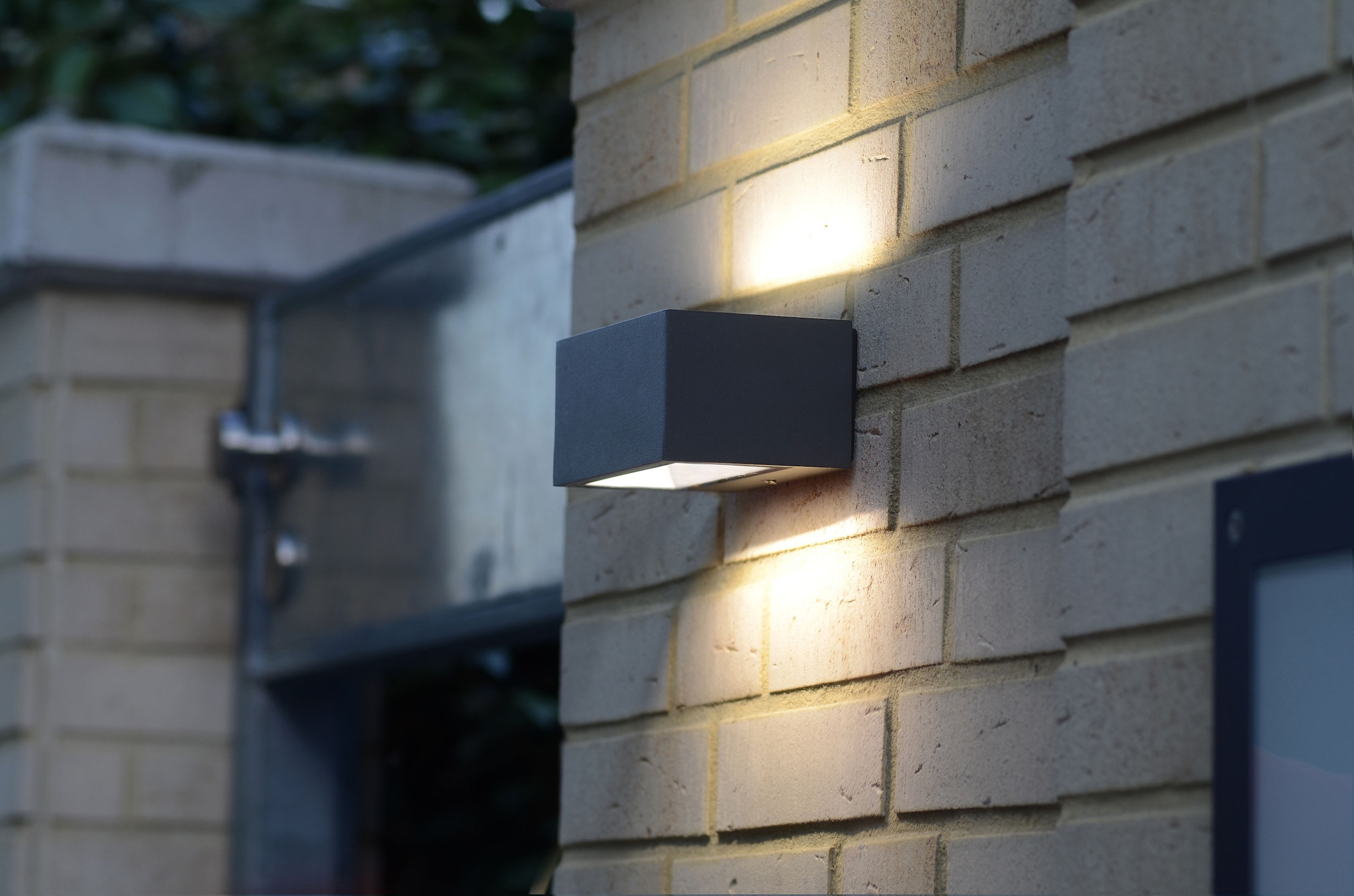 LUTEC LED Außen-Wandleuchte »GEMINI«, Leuchtmittel LED-Modul | LED fest integriert