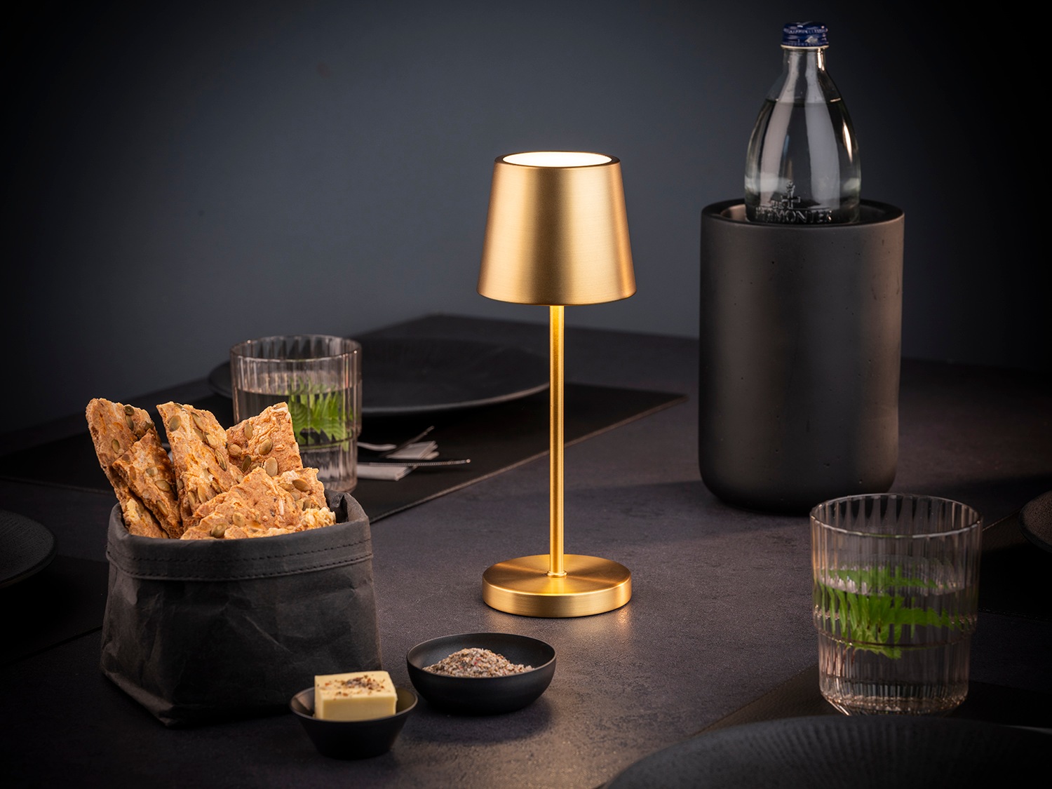 APS LED Tischleuchte »"MERLE MINI" Kabellose USB-C Tischleuchte«, 1 flammig günstig online kaufen