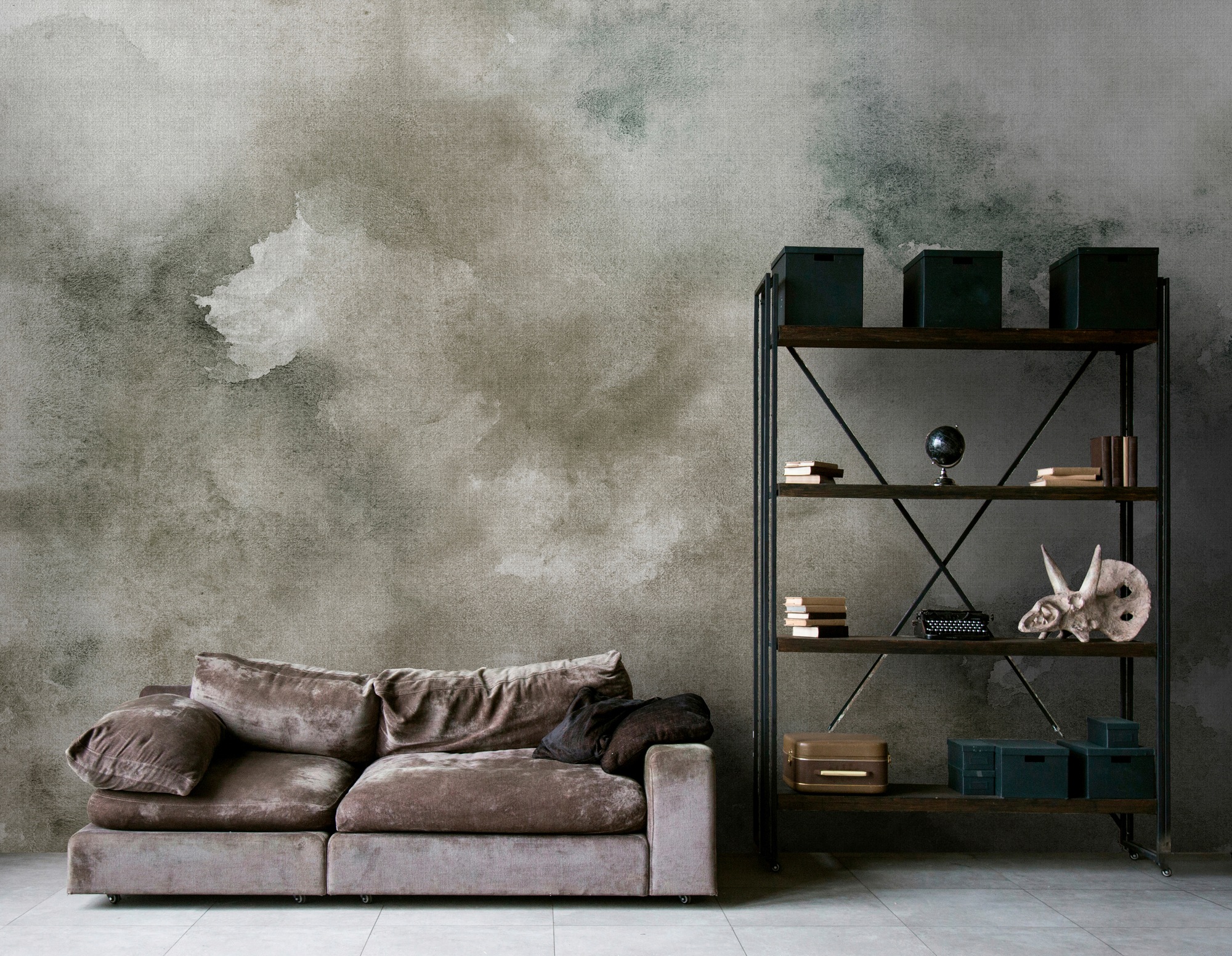 living walls Fototapete »Walls by Patel Watercolours 1« glatt Vlies, Wand, günstig online kaufen