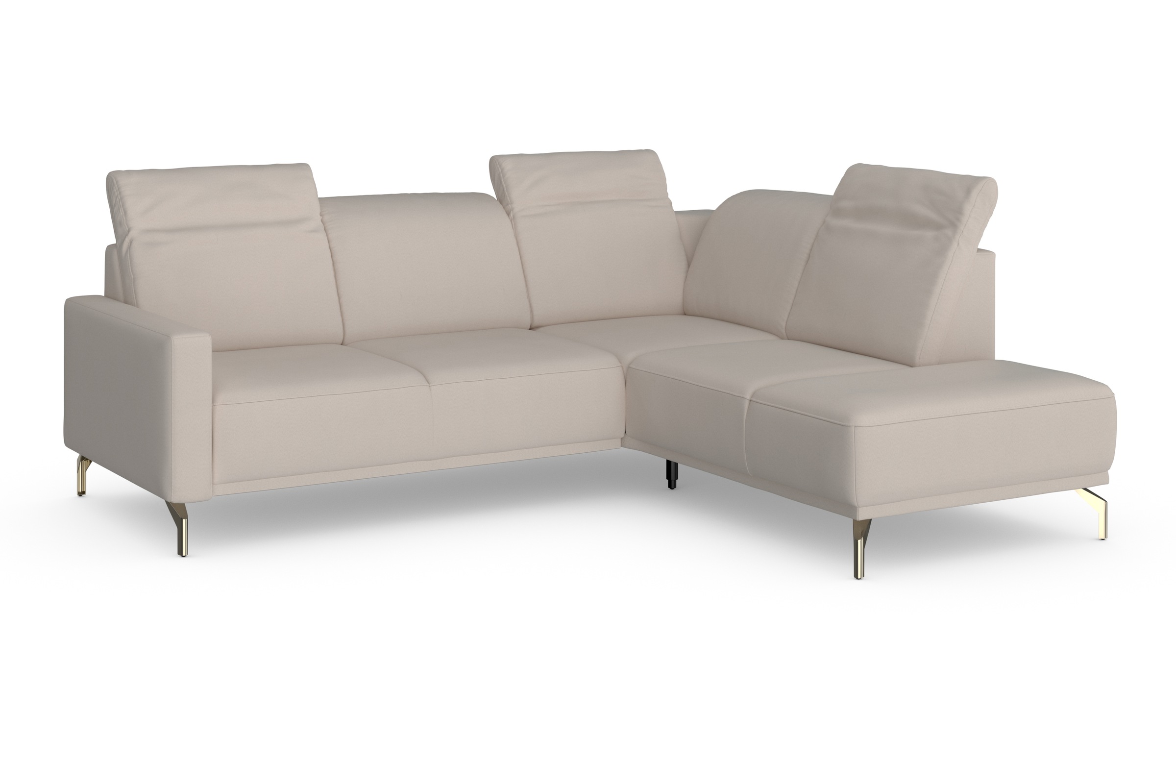 sit&more Ecksofa »Bailando L-Form«, wahlweise mit Kopfteilverstellung und Vorziehsitz, motorisch