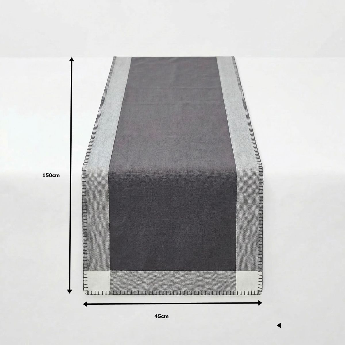 Home affaire Tischläufer »Tischläufer grautöne 45x150cm«
