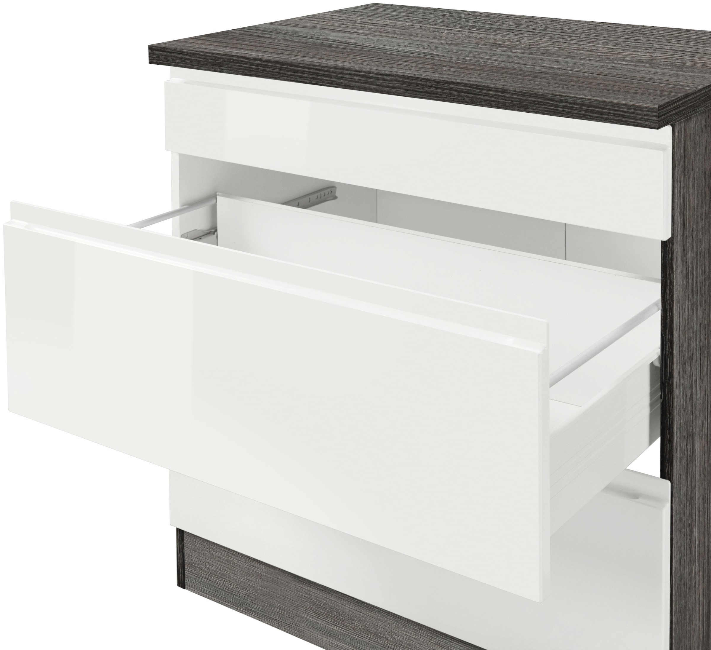 HELD MÖBEL Küchenzeile »Virginia«, Breite 330 cm, mit E-Geräten