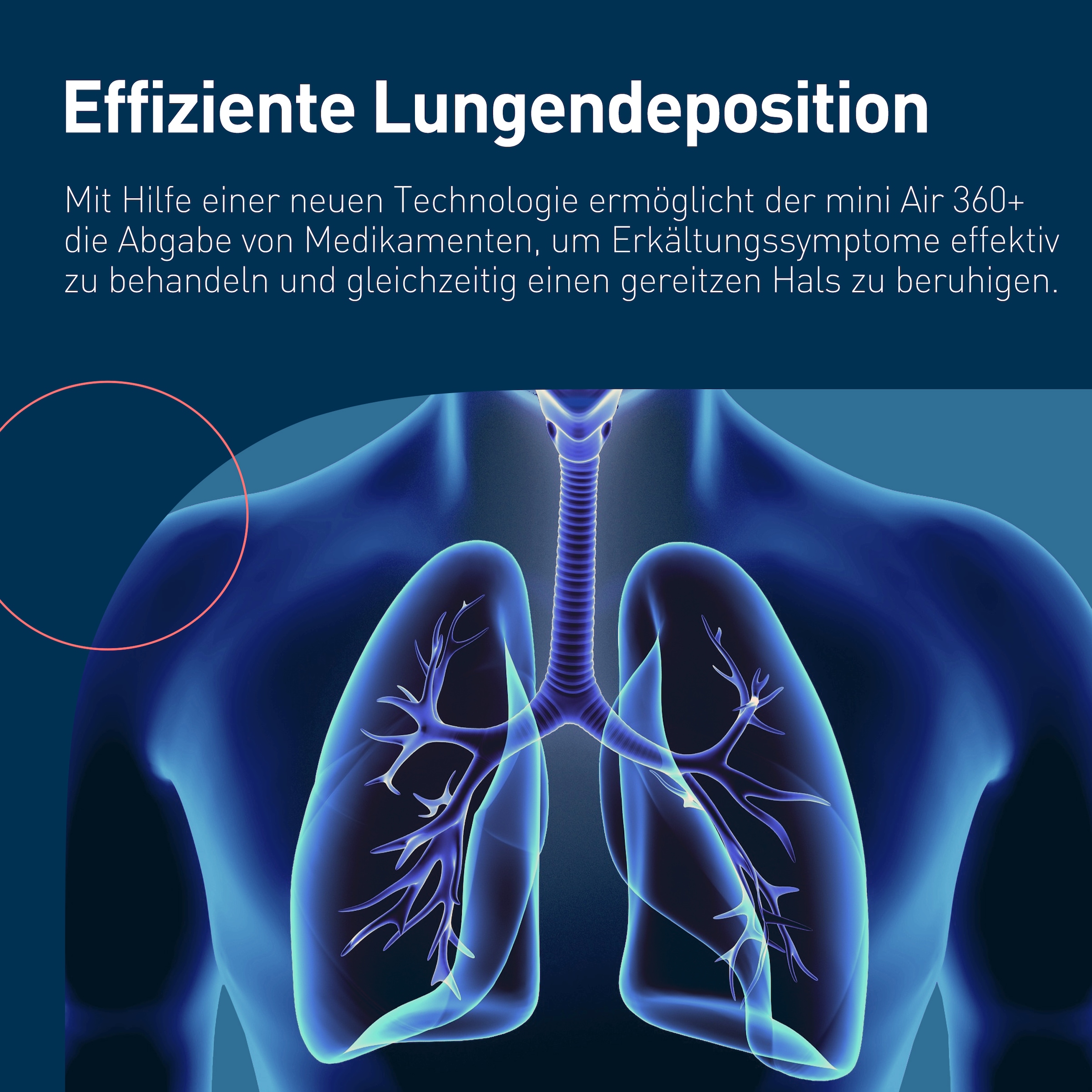 Omron Inhalationsgerät »mini Air 360+ einfach zu bedienen«, geräuschlos, Laden mit Micro-USB, für Erwachsene & Kinder