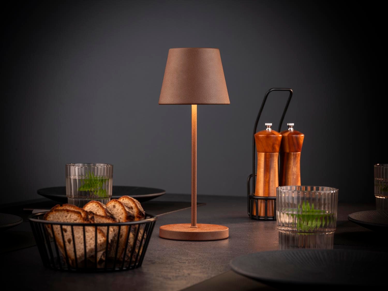 APS LED Tischleuchte »"MERLE" Kabellose USB-C Tischleuchte« LED-Modul 1 Stk günstig online kaufen