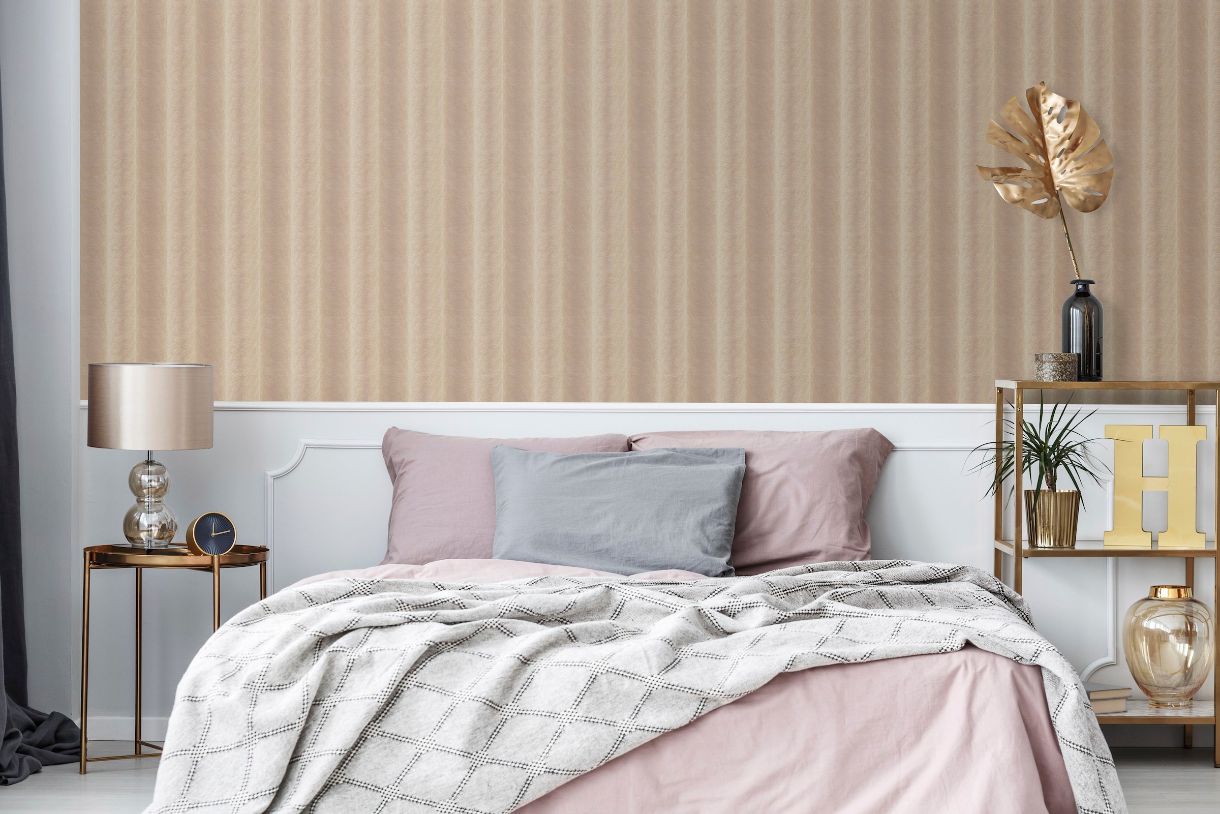 Superfresco Easy Vliestapete »Superfresco Easy Vliestapete Fur Rose Gold« animal print geprägt Superfresco Easy Vliestapete Fur Rose Gold