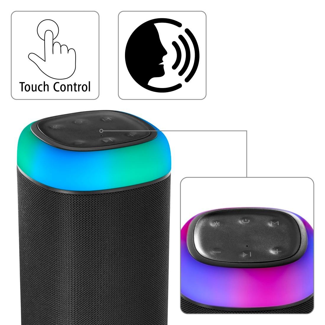 Hama Bluetooth-Lautsprecher »Bluetooth Box LED spritzwassergeschützt« auf Raten Xtra W bestellen 360ᵒ Sound 30 Bass