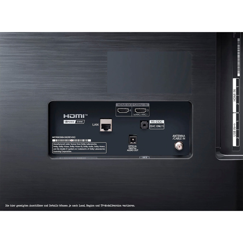 LG LED-Fernseher »OLED65CS9LA«, 164 cm/65 Zoll, 4K Ultra HD, Smart-TV, OLED-α9 Gen4 4K AI-Prozessor-Dolby Vision & Dolby Atmos-Twin Triple Tuner