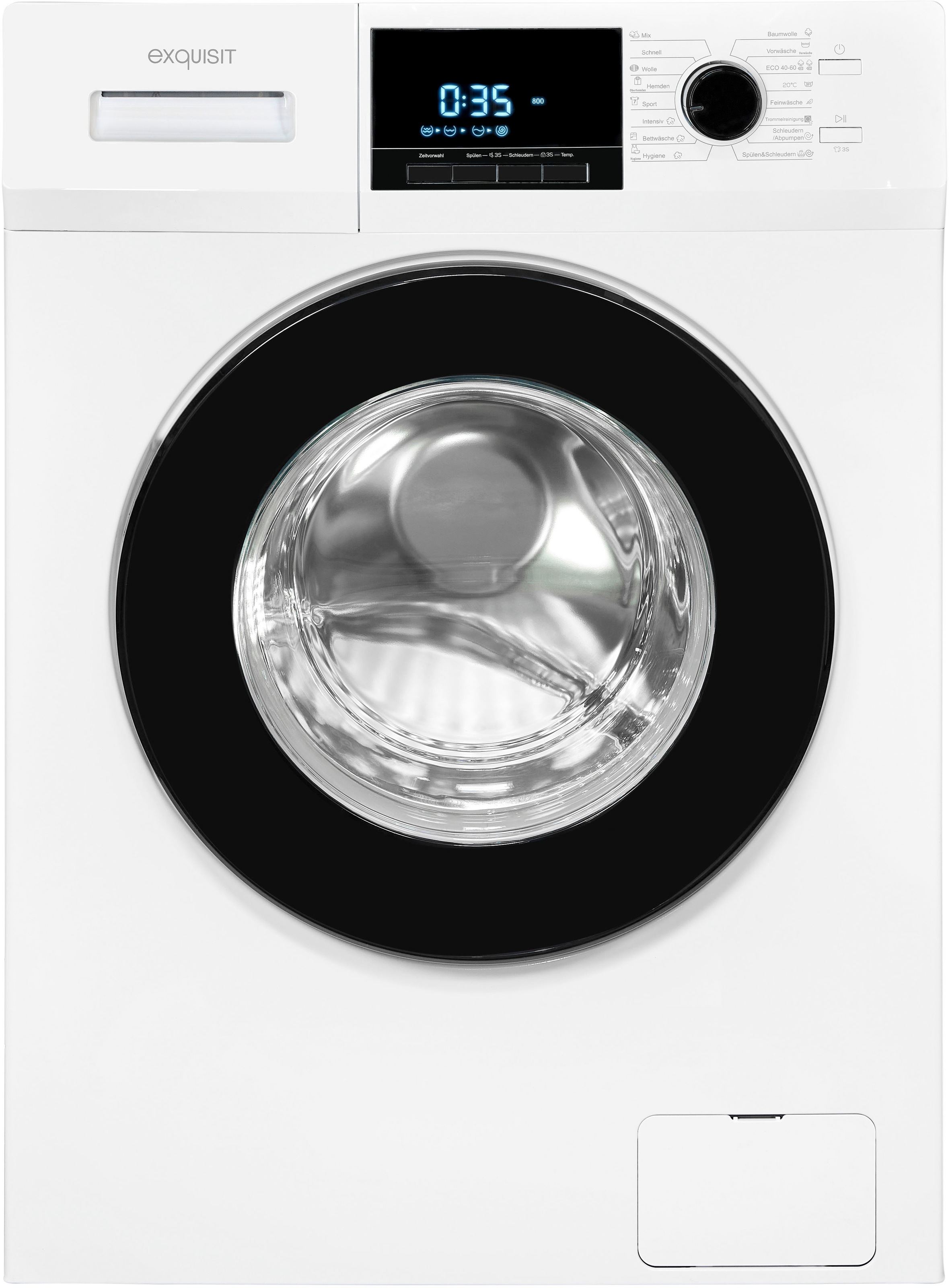 exquisit Waschmaschine »WA8214-340A«, 8 kg, 1400 U/min, Aquastop-Schlauch