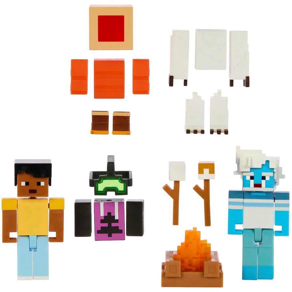 Mattel® Spielfigur »Minecraft, Creator, Creator Series Camp Enderwood Figuren«