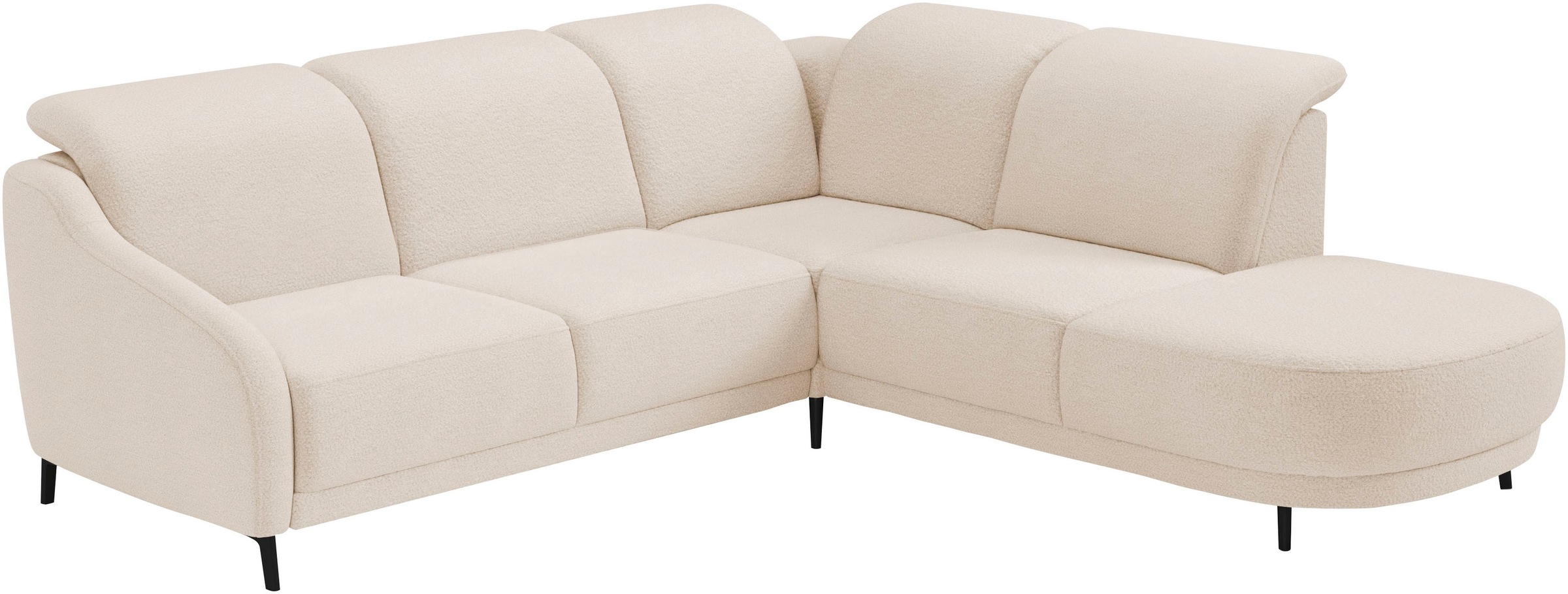 sit&more Ecksofa »Blues L-Form«, wahlweise mit Klapptisch und USB
