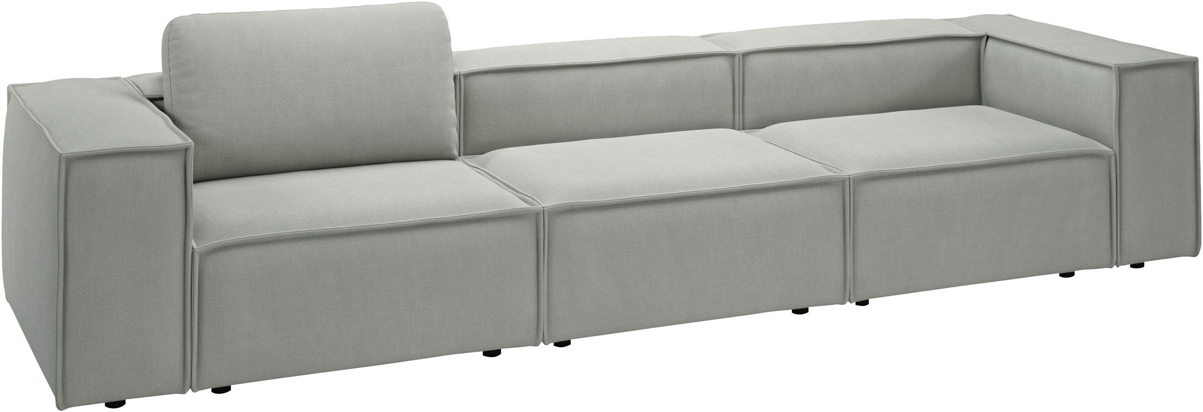 Places of Style 3,5-Sitzer »Watertown, modernes Big-Sofa XXL, 336 cm Breite, auch in Feincord«, Riesiges Designersofa mit viel Platz & weichen Bezügen in Trendfarben