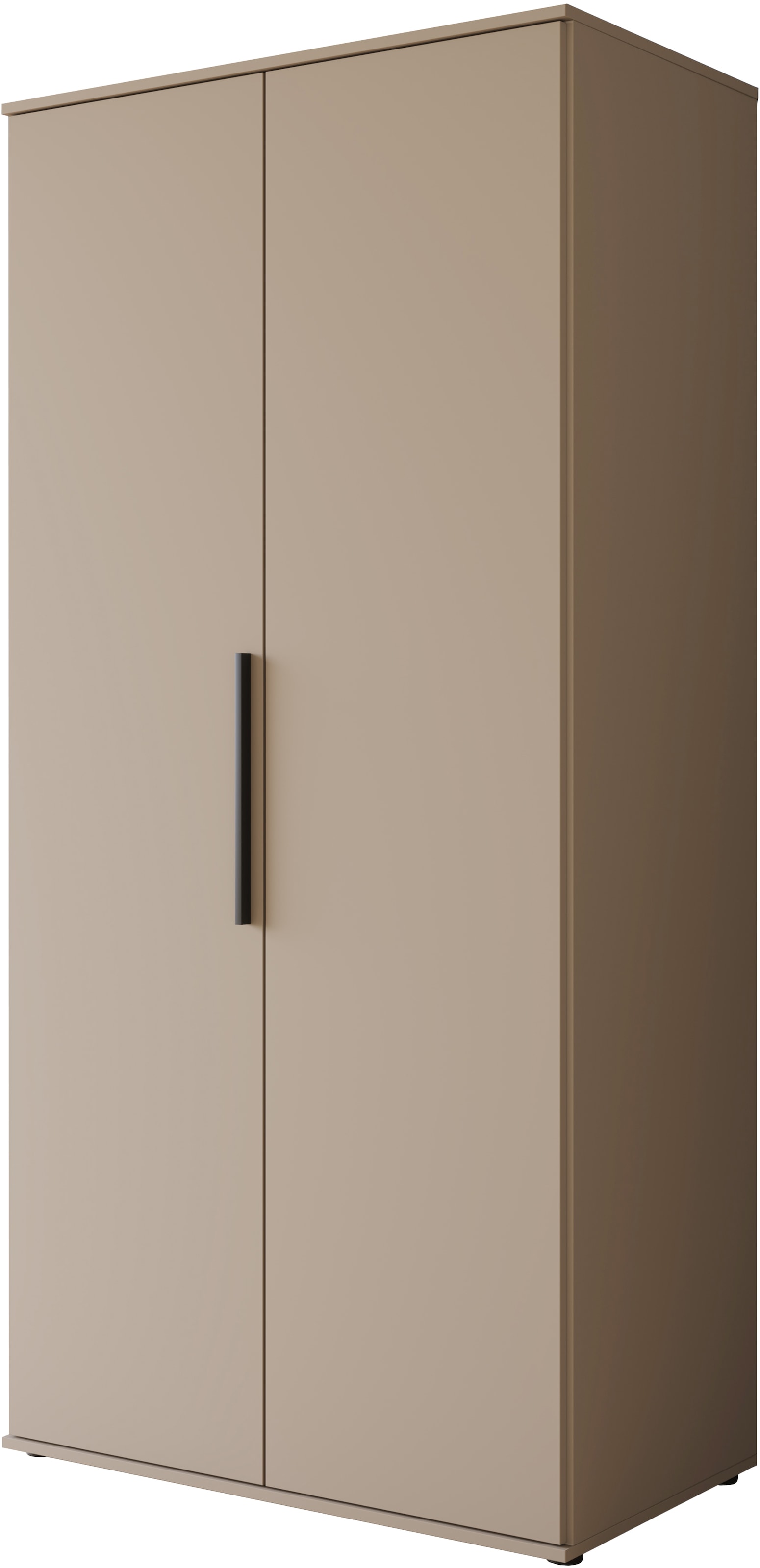 INOSIGN Kleiderschrank »LAGOS Wäscheschrank, Garderobe, schwarze Griffe, Made in Europe«, Moderner Drehtürenschrank, FSC-zertifiziert, Schlafzimmerschrank