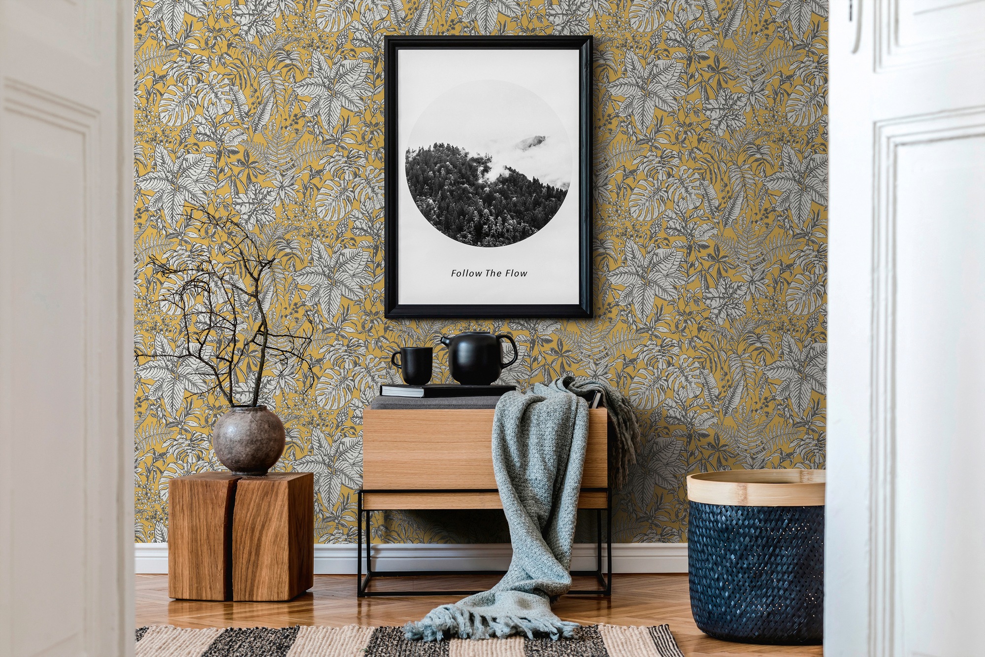 Daniel Hechter Vliestapete »Dschungel«, botanisch-tropisch-floral, Designertapete Tapete Dschungel Tapeten Wohnzimmer Schlafzimmer Küche