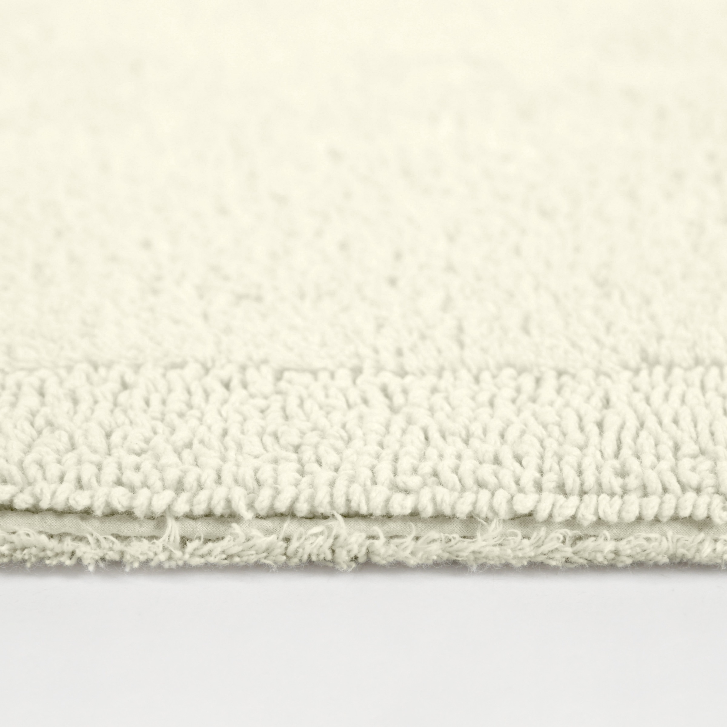 my home Badematte »Kapra, Badvorleger, Badezimmer Teppich«, beidseitig nutzbar-fußbodenheizungsgeeignet-strapazierfähig, mit Bordüre, Badteppich, Badematte, Baumwolle