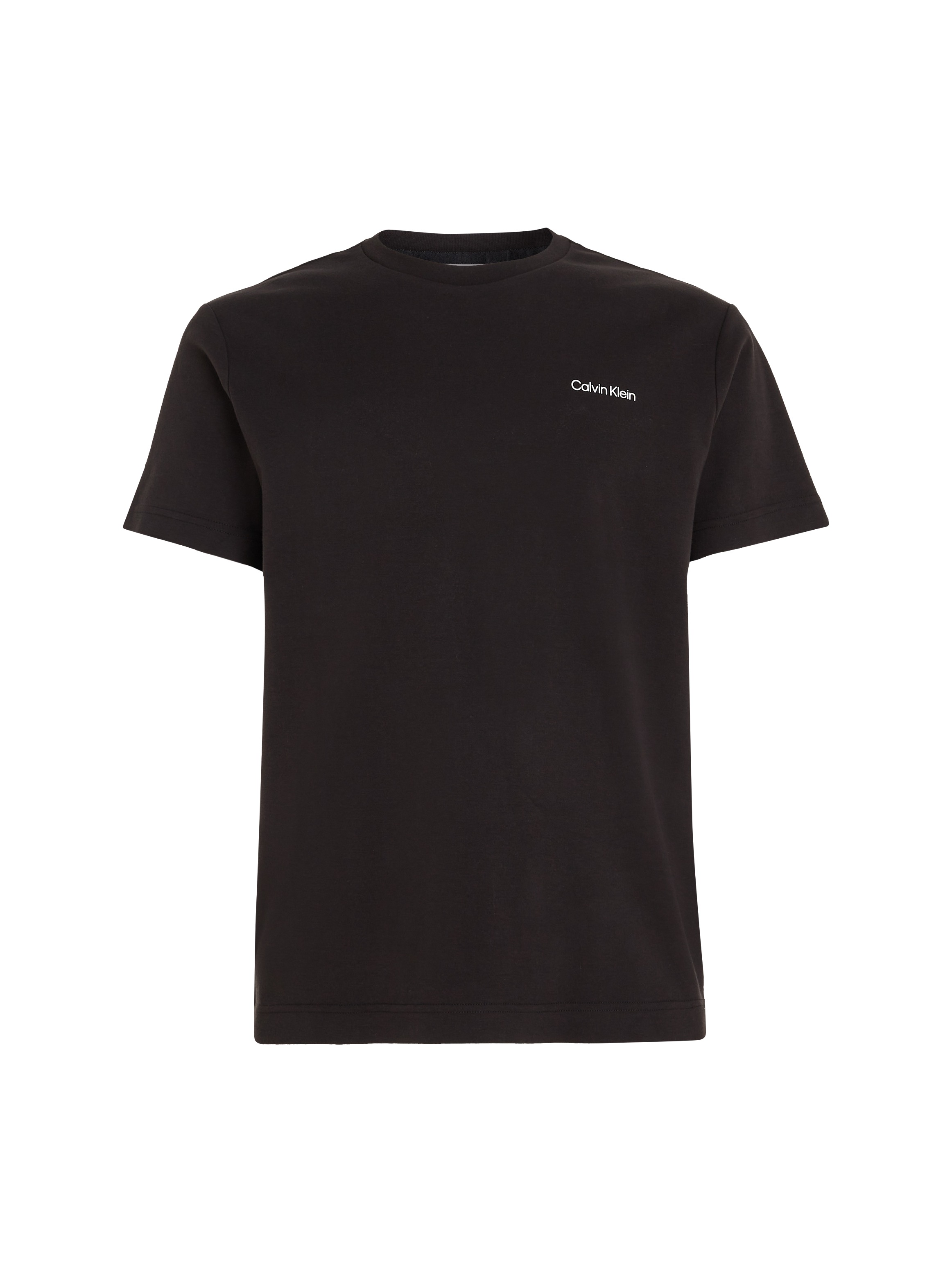 Calvin Klein T-Shirt »Micro Logo«, aus dickem Winterjersey, mit Logoprint