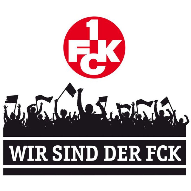 Wall-Art Wandtattoo »Wir sind der FCK mit Logo«, (1 St.) auf Rechnung  kaufen